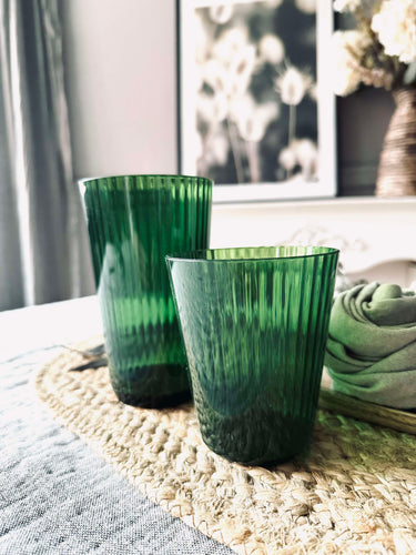 Glas Claire 500ml. Grön - 2 st.