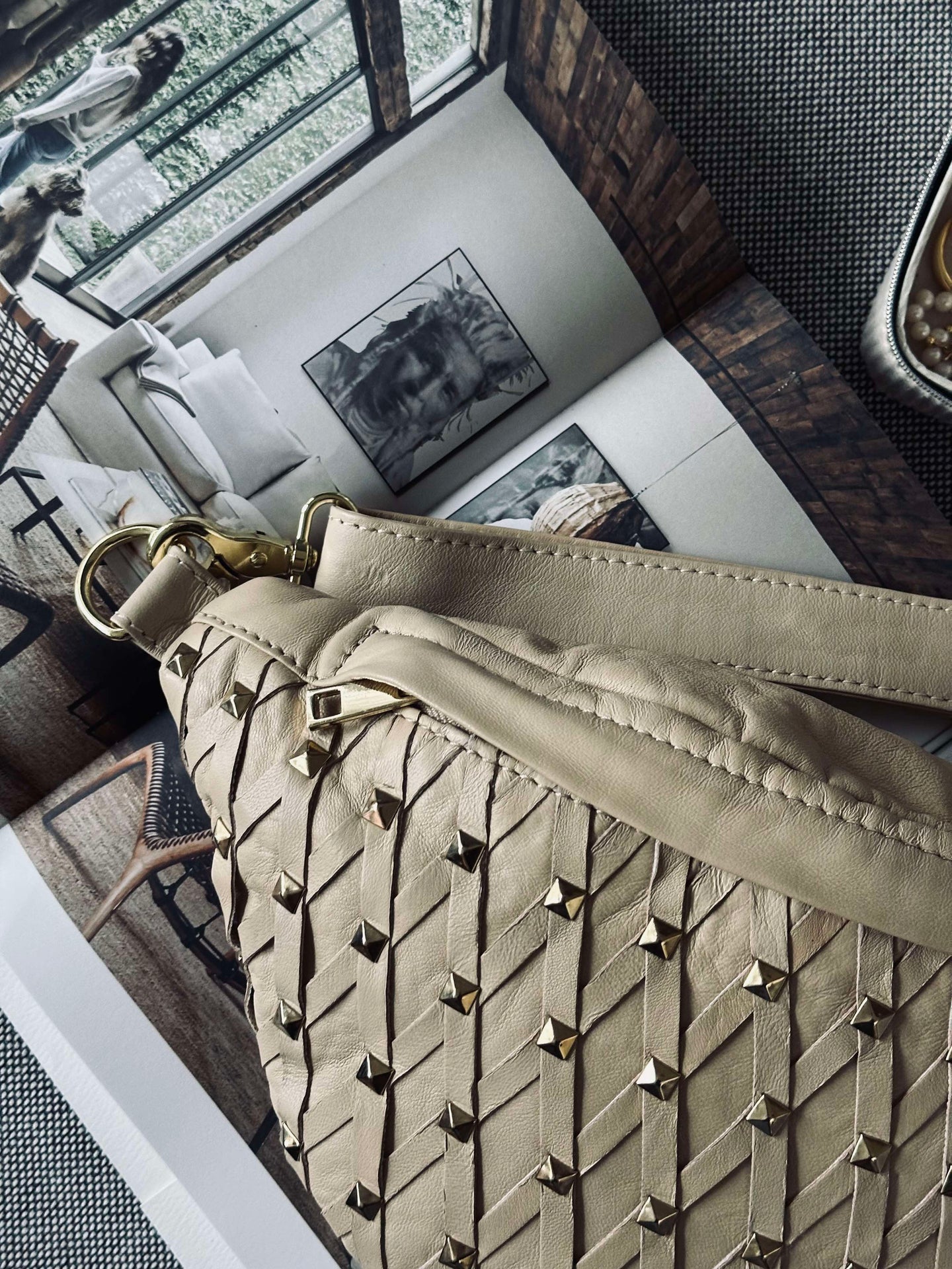 Midjeväska Vanilj guld