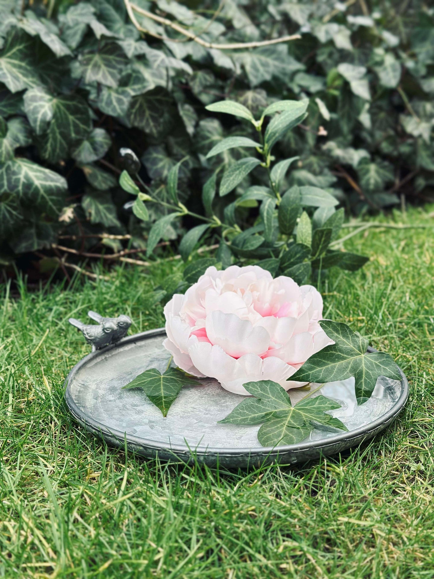 Fågelbad Zink - Flera storlekar