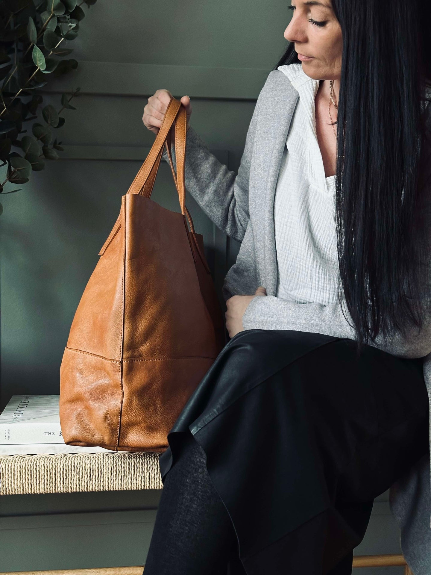 XL Shopper Gabby Cognac