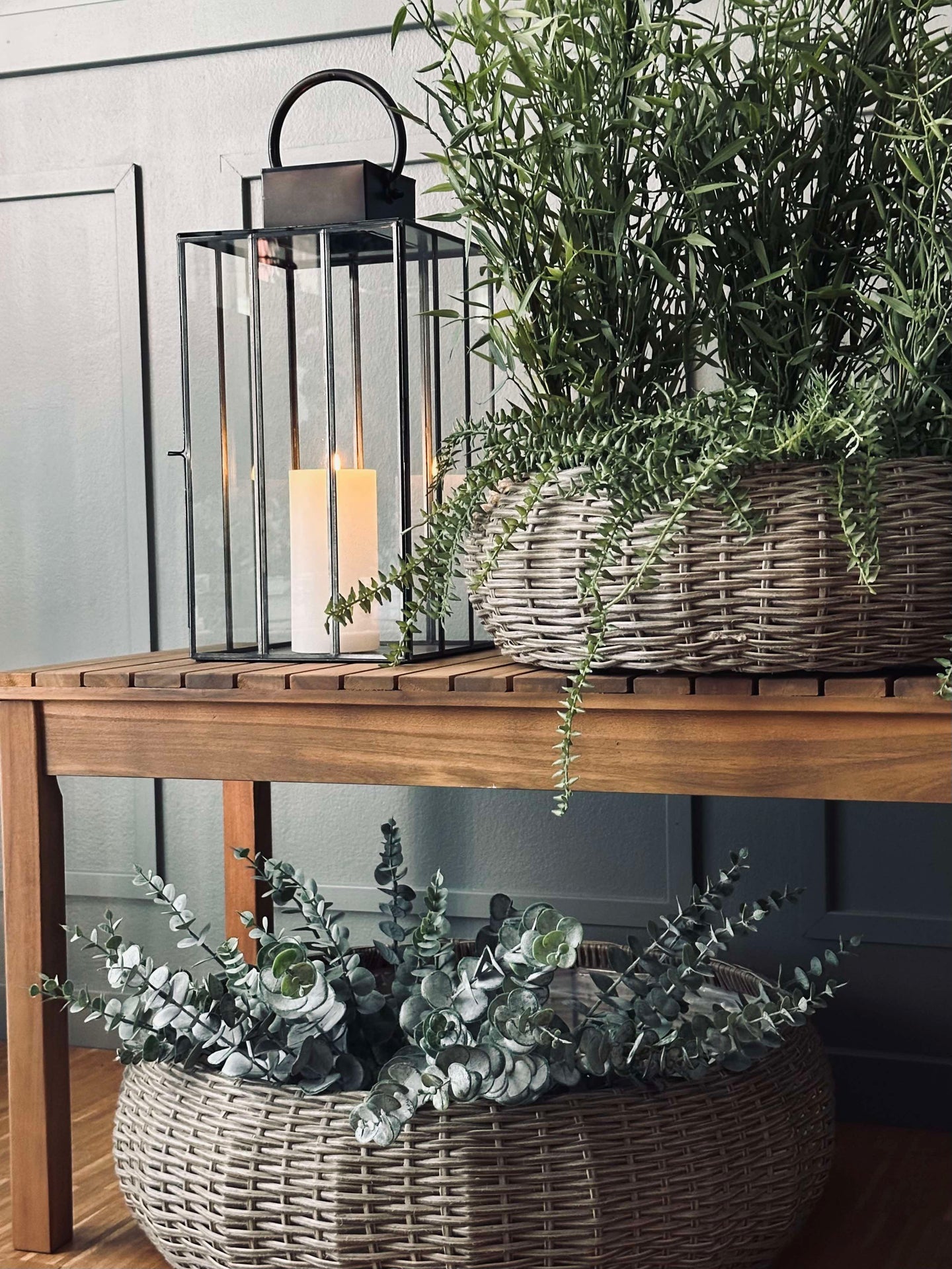 Korgset Rattan - Natur 2 st.