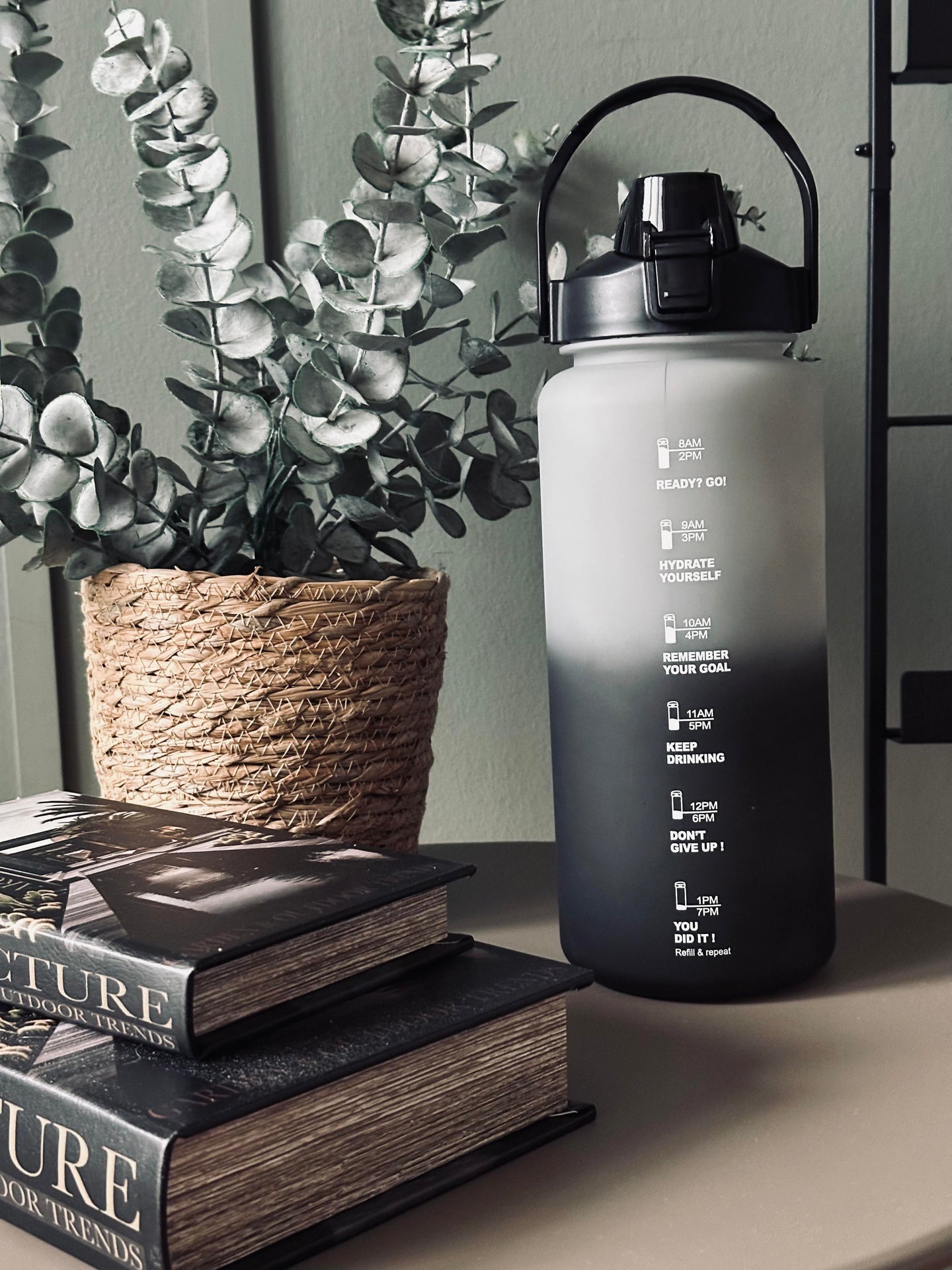 Vattenflaska 2000ml - Sten