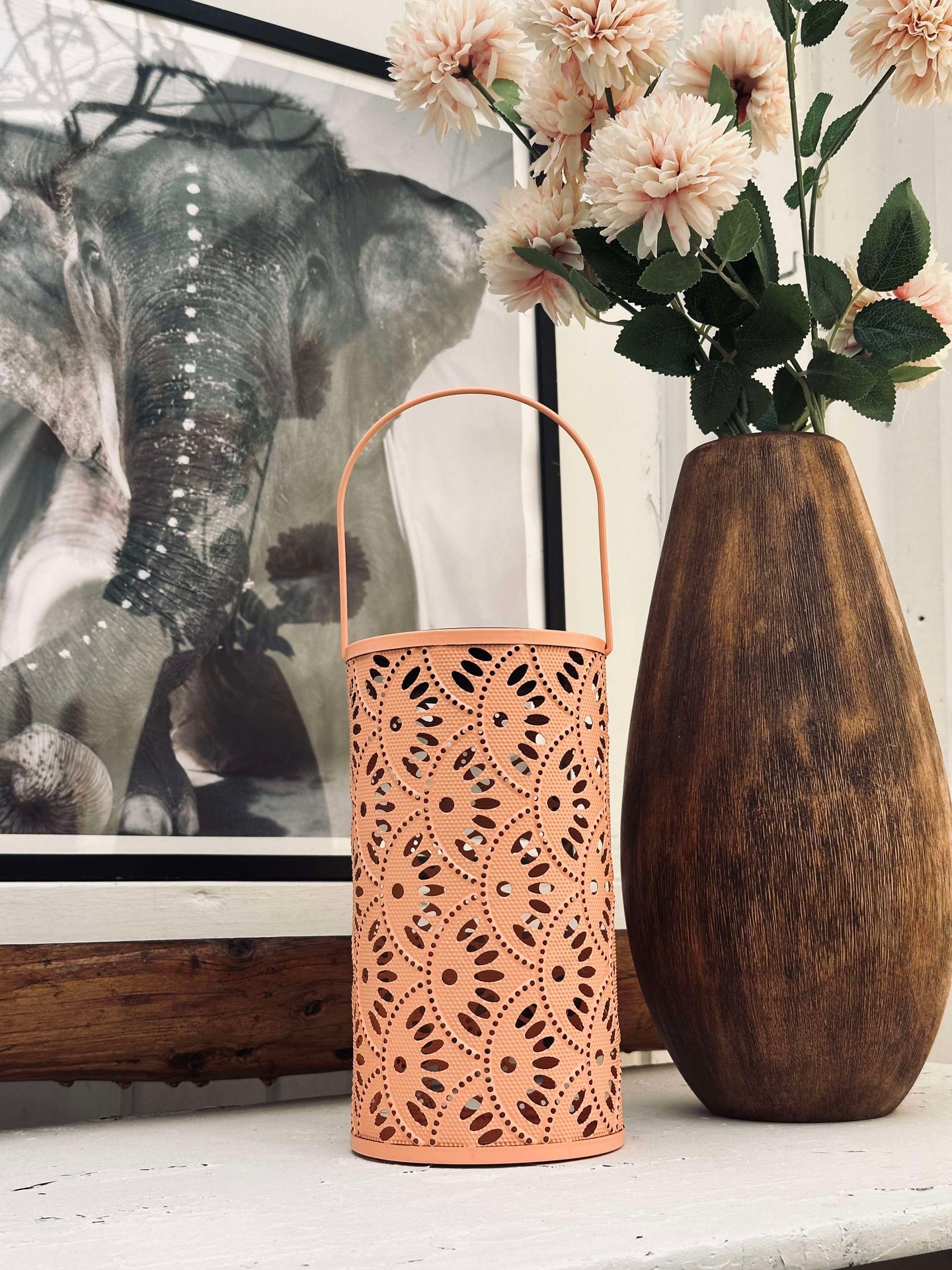 Lykta DELI med solceller – Coral