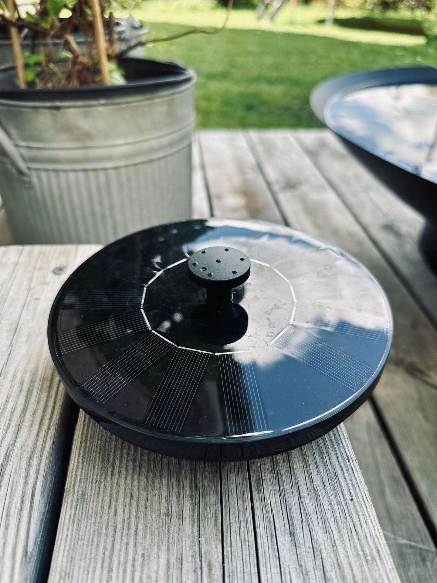 Solcellsfontän - Ø 16 cm