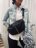 Bumbag JOMA fläta och nitar - Svart