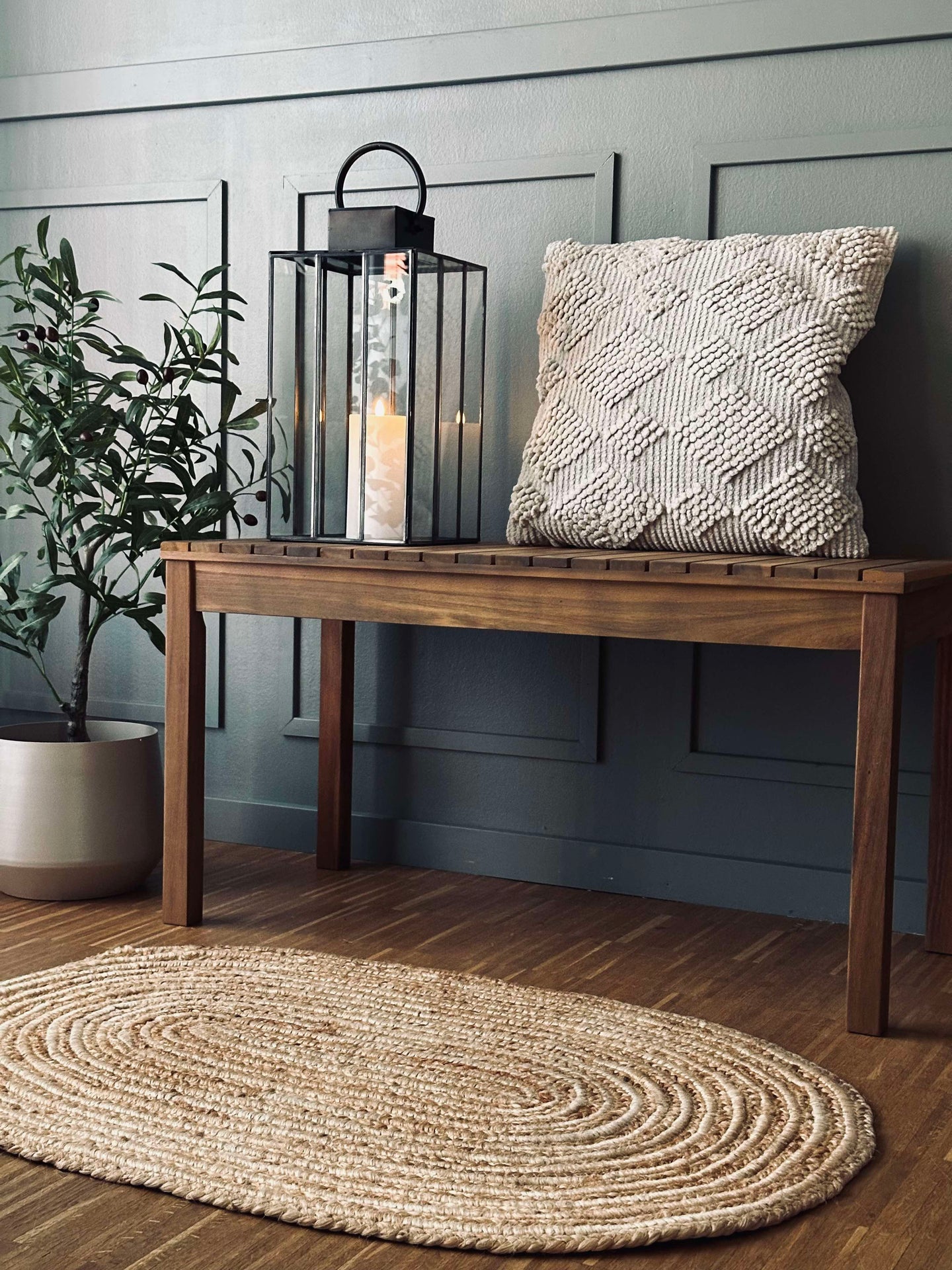 Bänk TOKYO Akacia - 88 cm