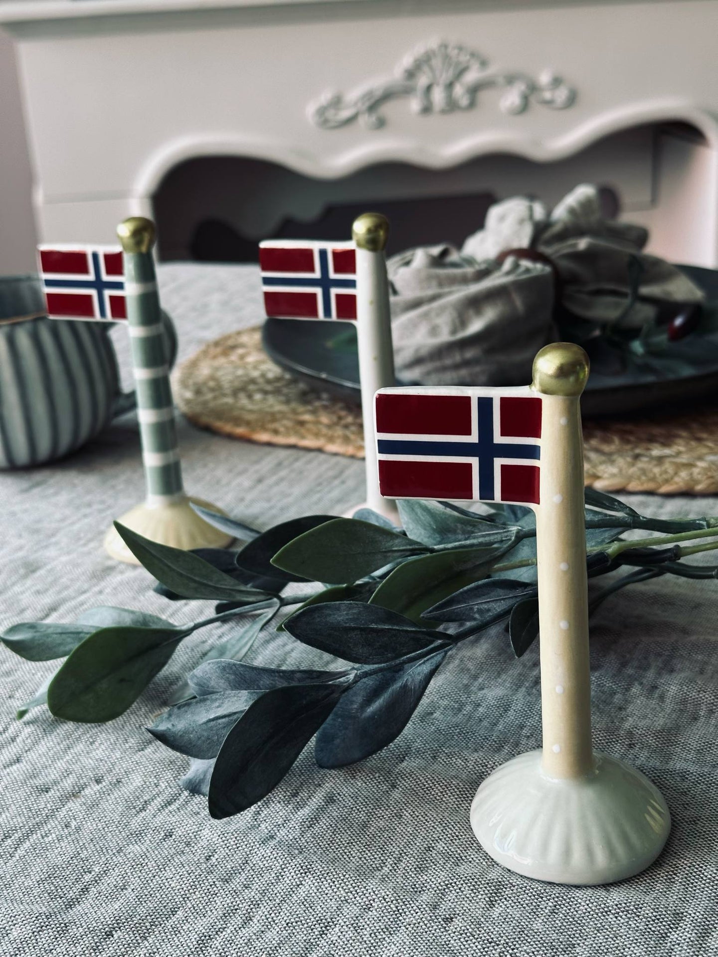 Flagga keramik – Norge