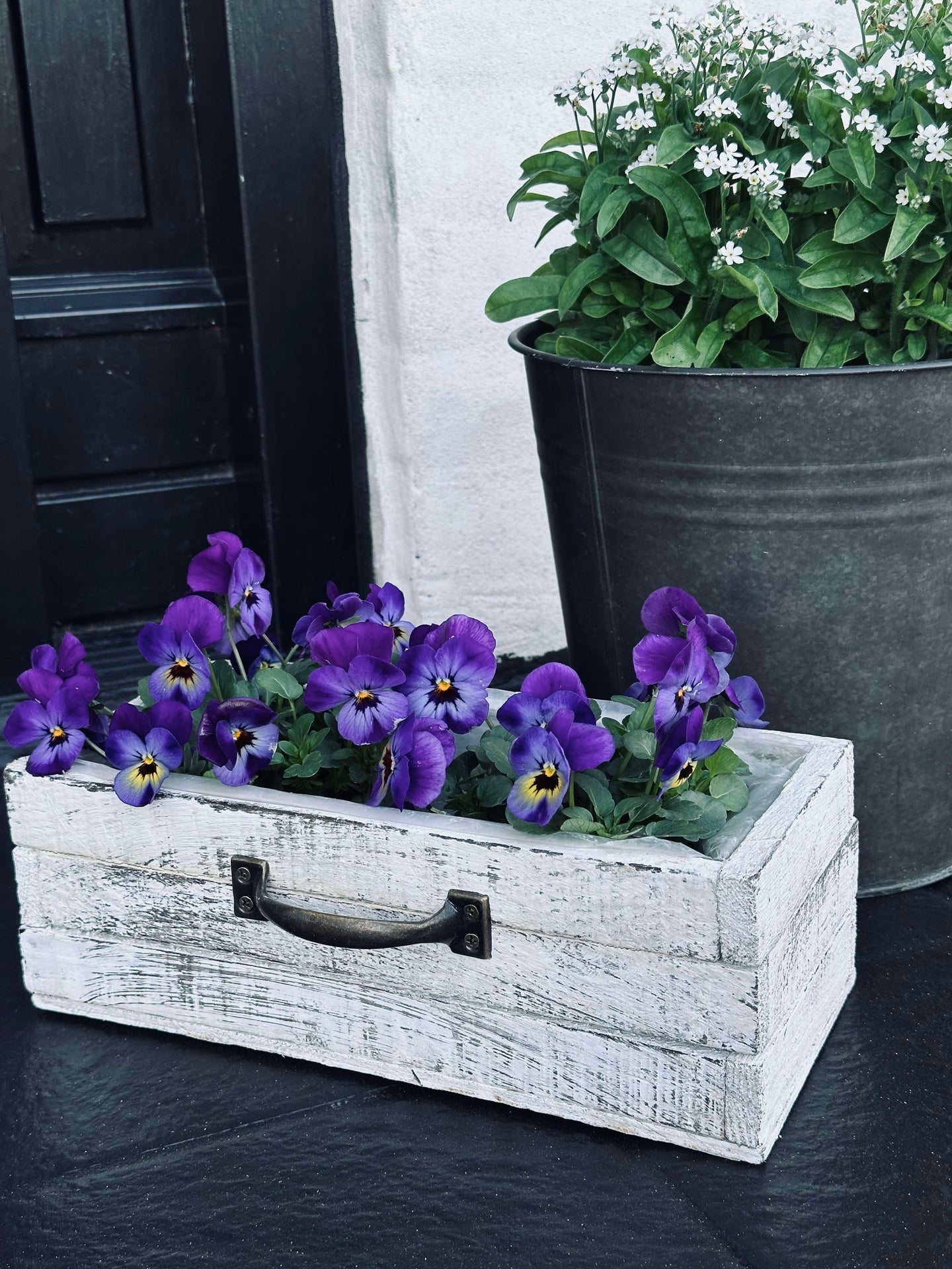 Planteringslåda - Vit