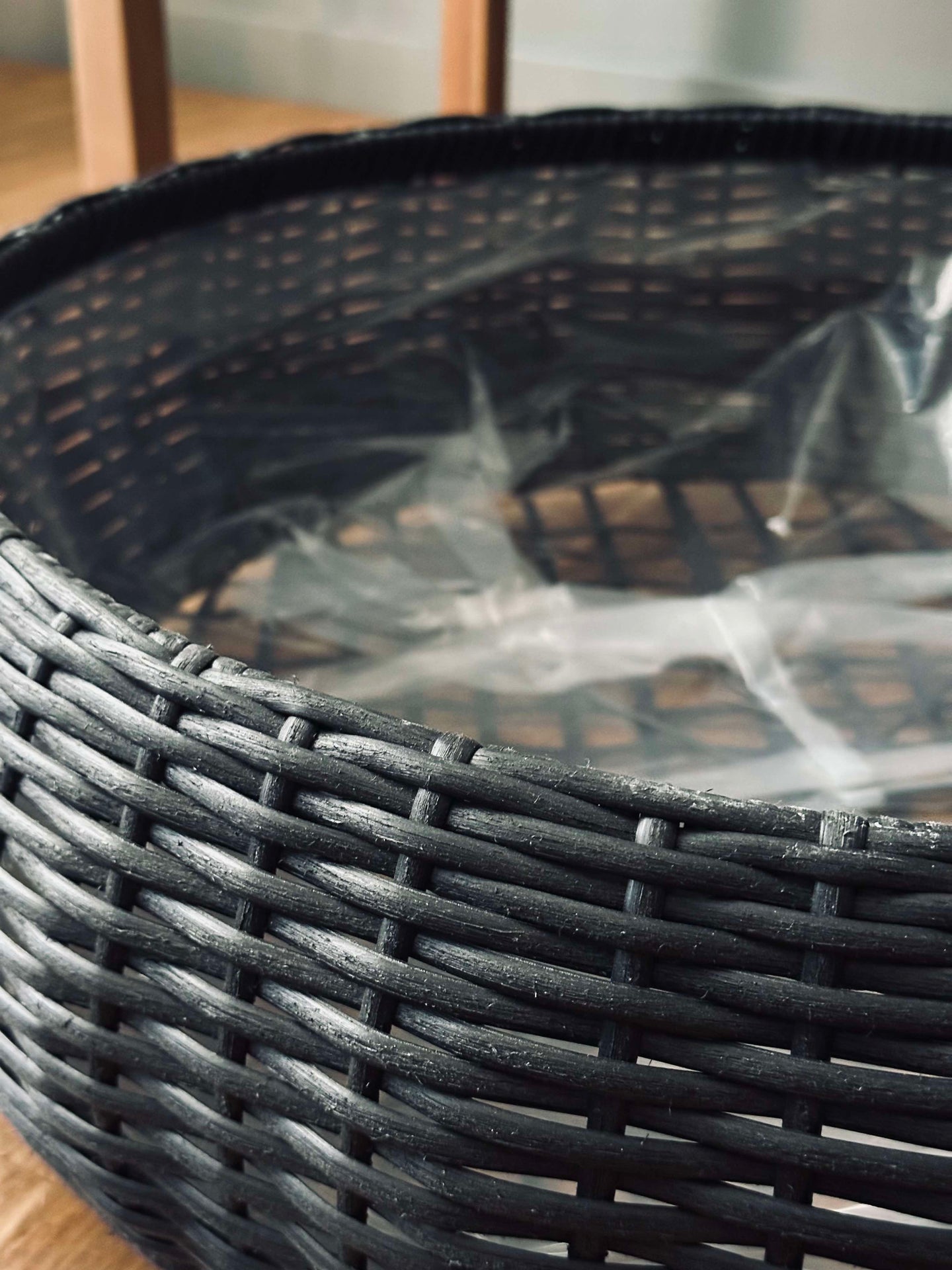 Korgset Rattan - Svart 2 st.