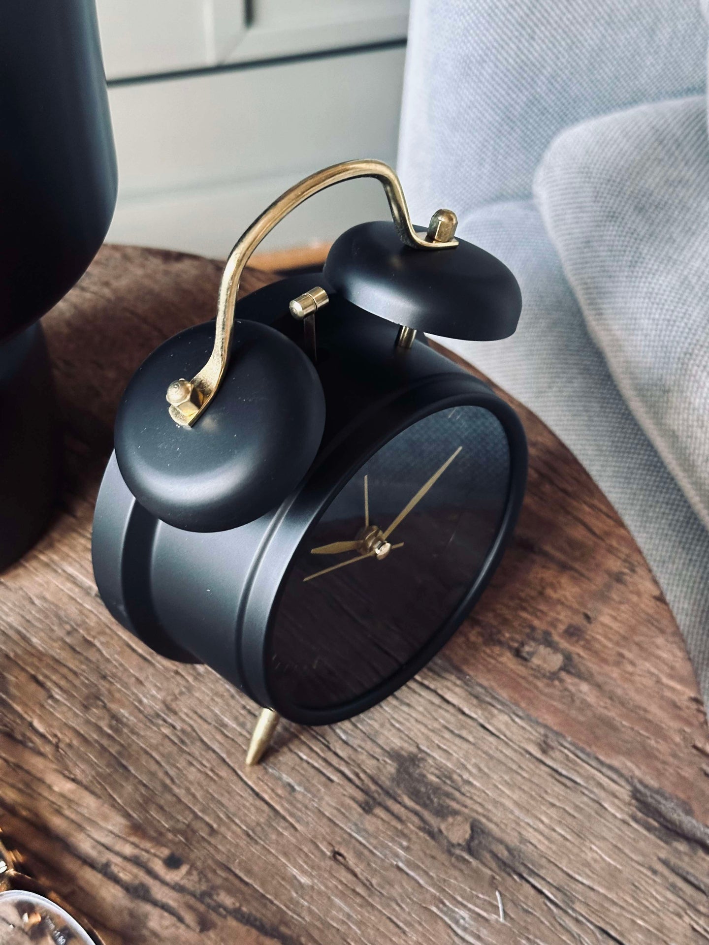 Väckarklocka - Svart / Guld