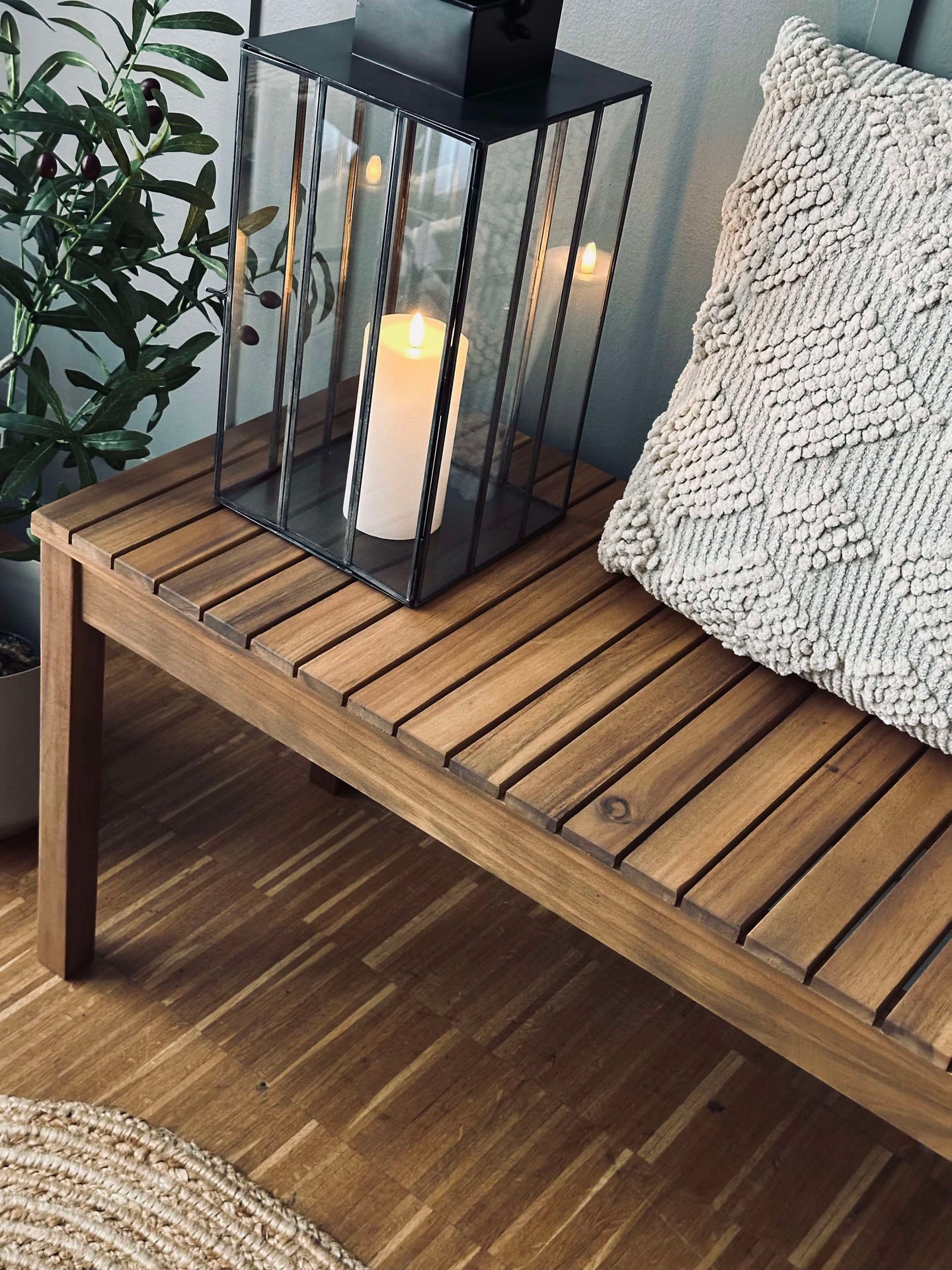 Bänk TOKYO Akacia - 118cm