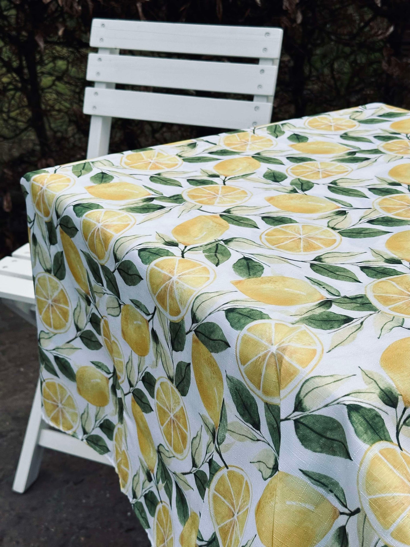 Duk - Vattenavvisande 180x130 - Gul citrus