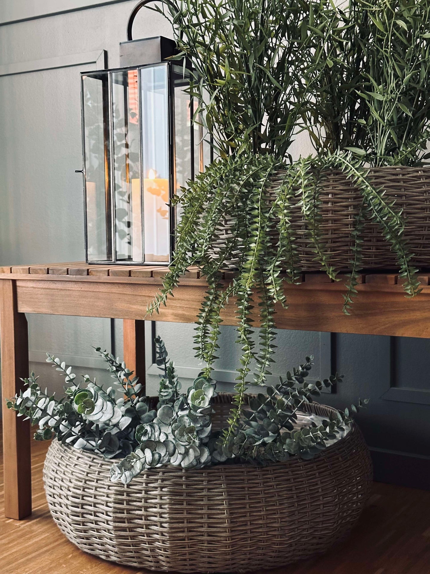 Korgset Rattan - Natur 2 st.
