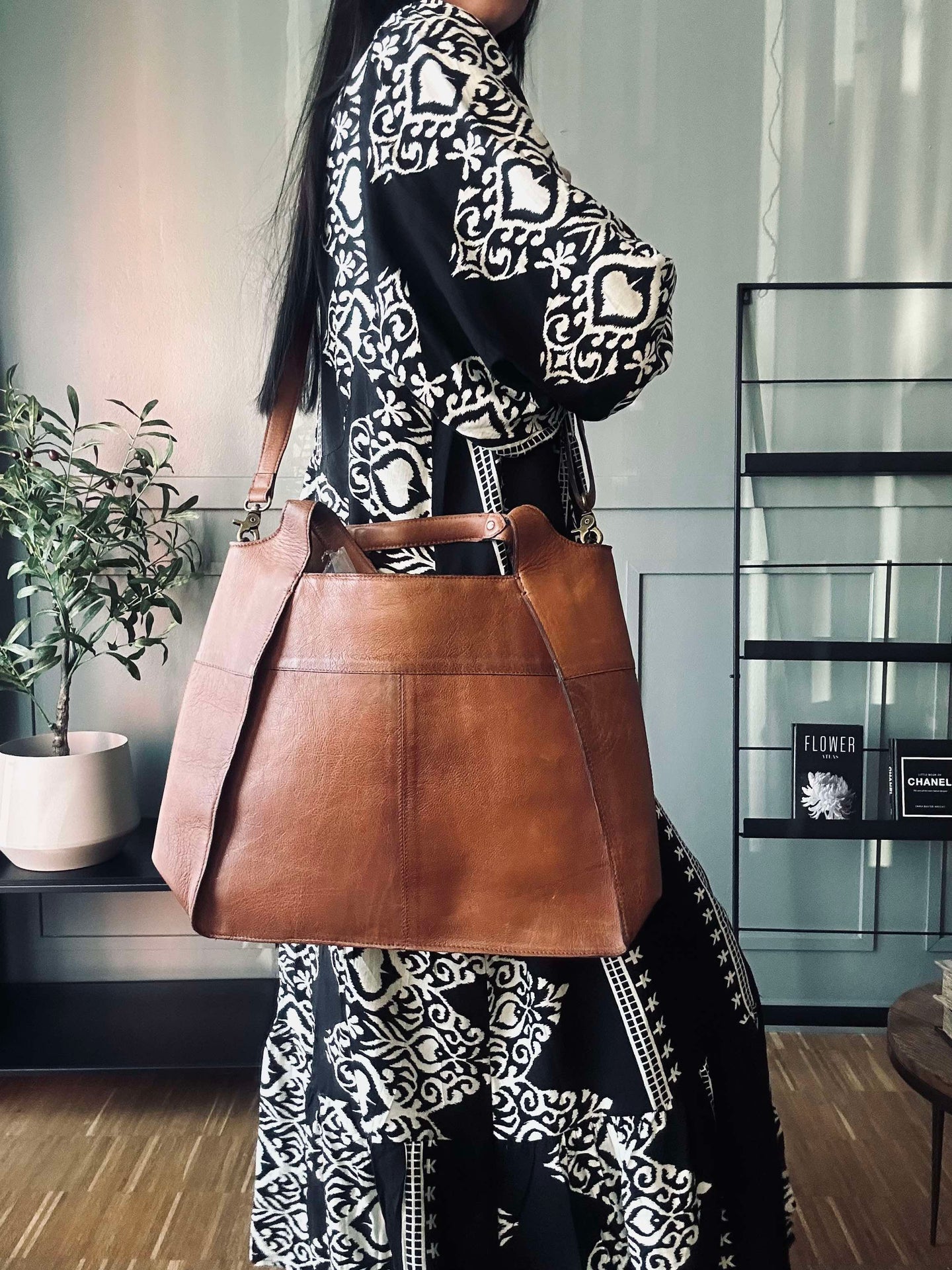 Arbetsväska Jona - Walnut