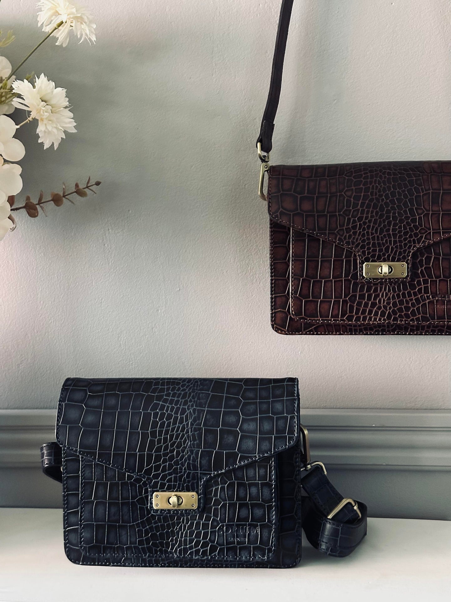 Crossover boxbag - Brown