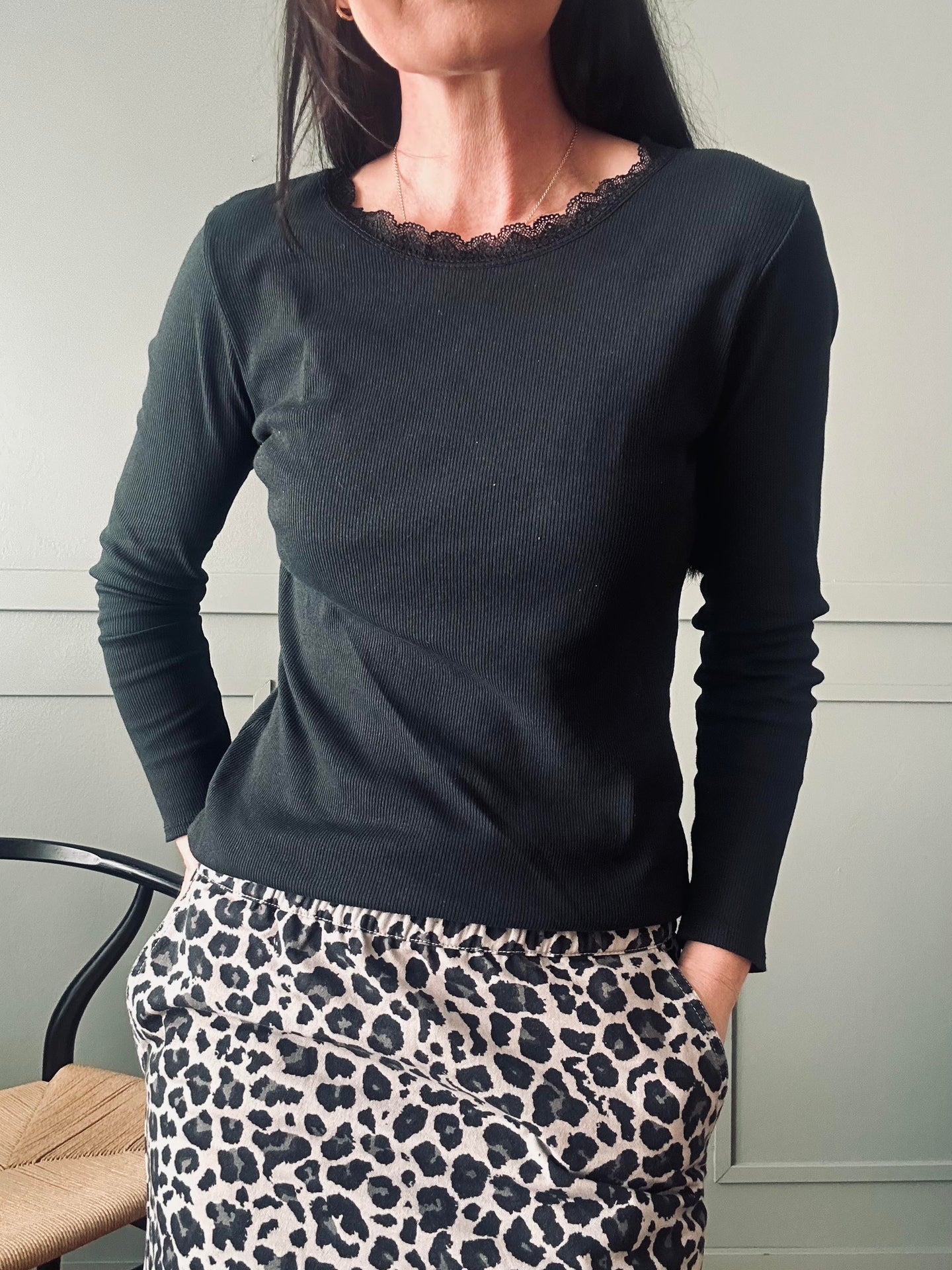 Blus Masha - Black