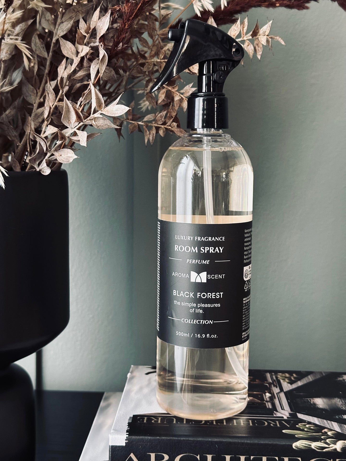 Rumspray 500ml - Svart skog