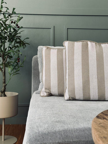 Kudde med fyllning - Natur / salvia 43x43