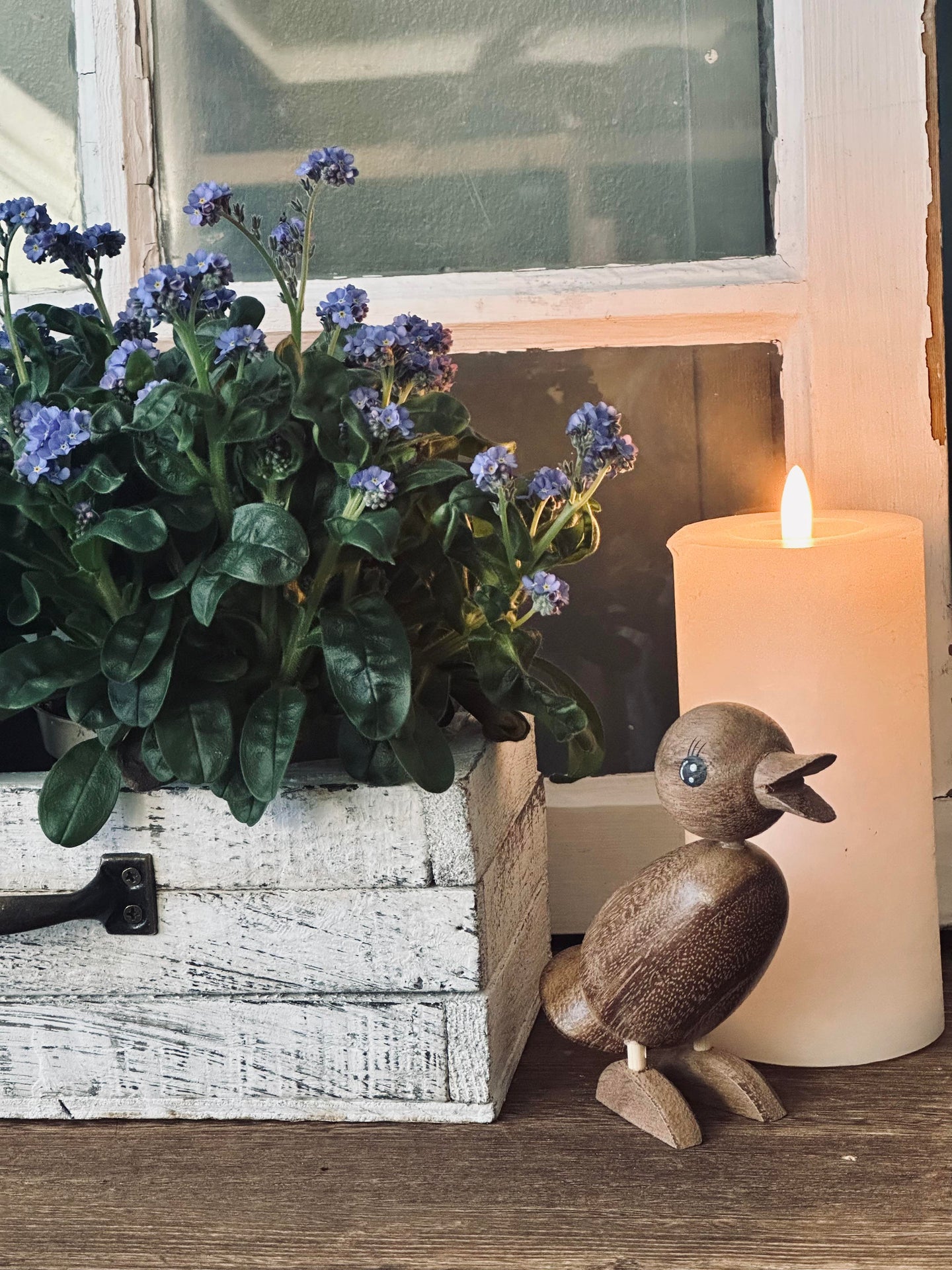 Planteringslåda - Vit