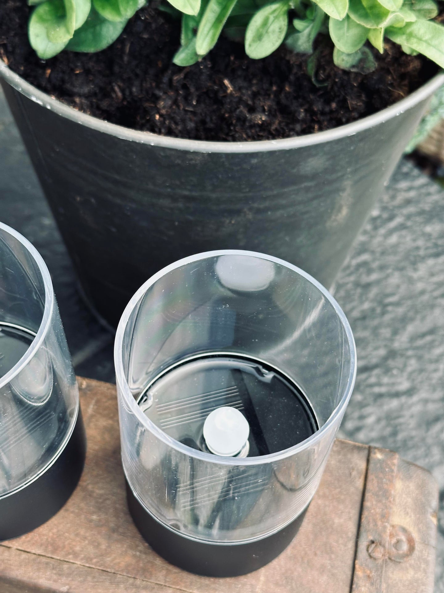 Sol-ljusstakar - Set om 2 st. Matt svart