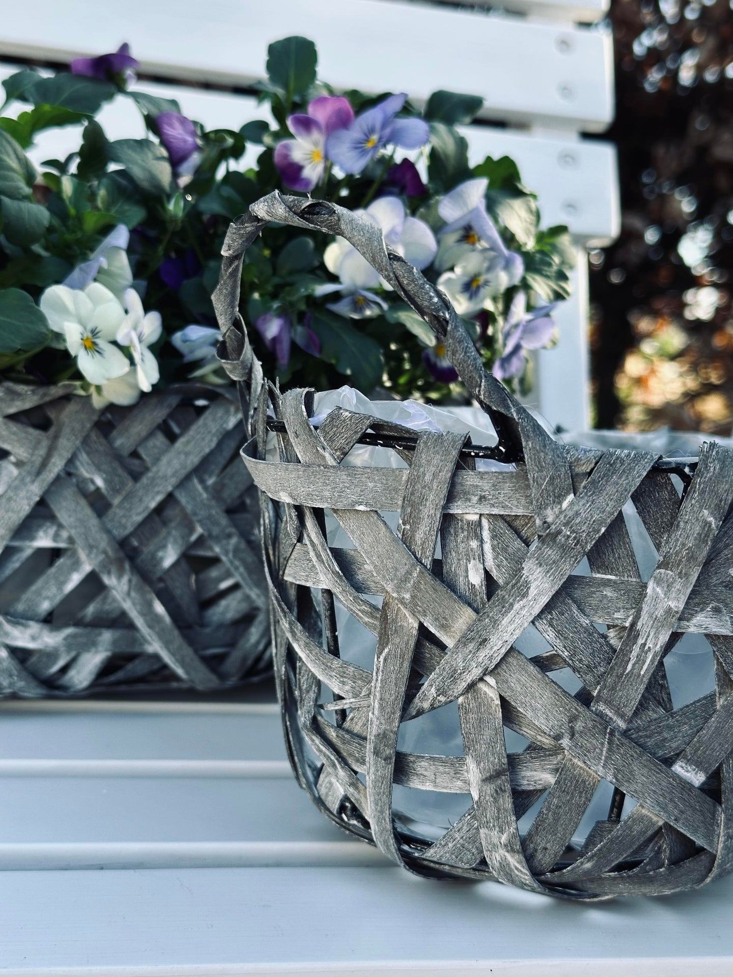 Planterkorgar - Set med 2 st