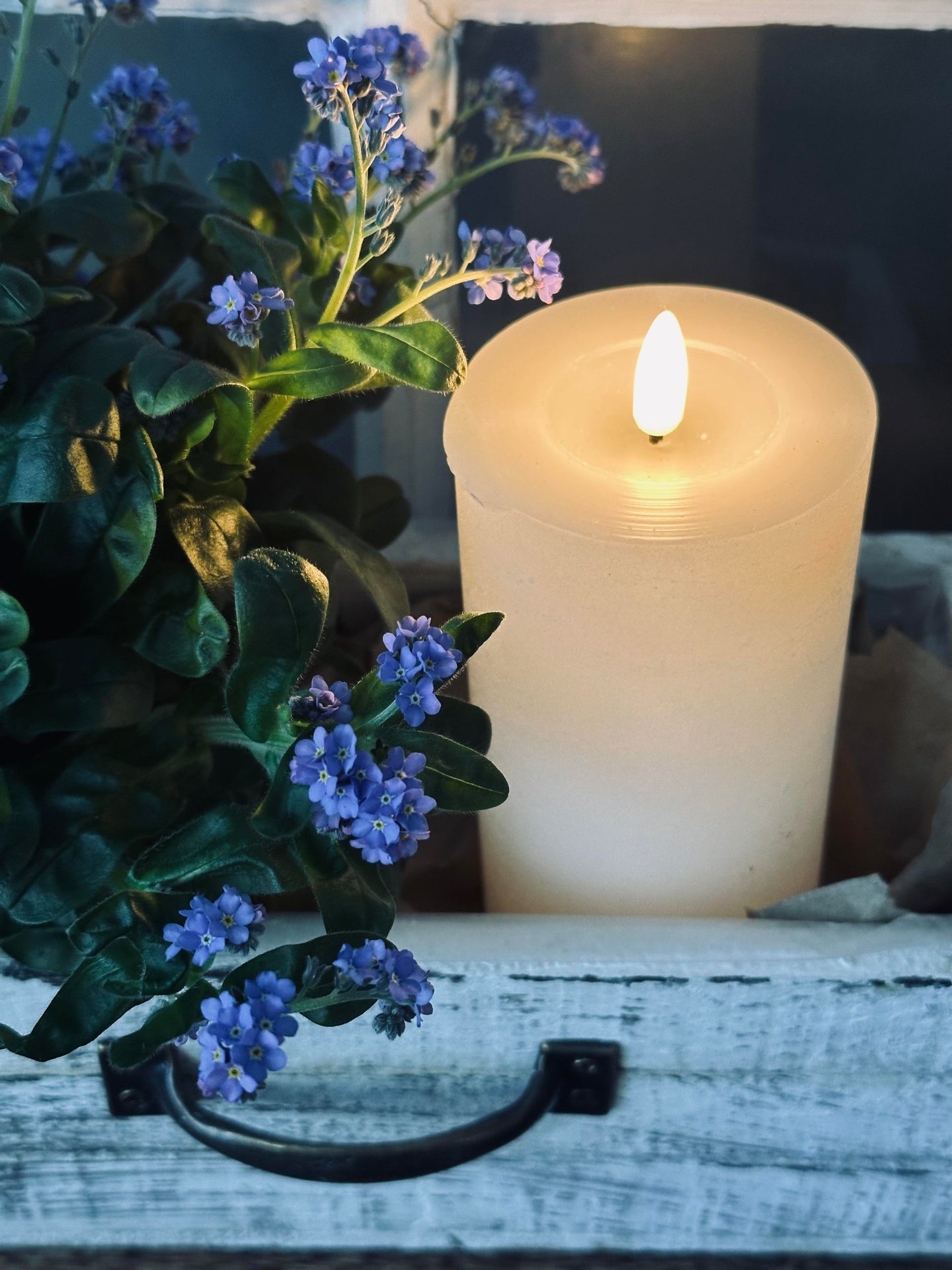 Planteringslåda - Vit