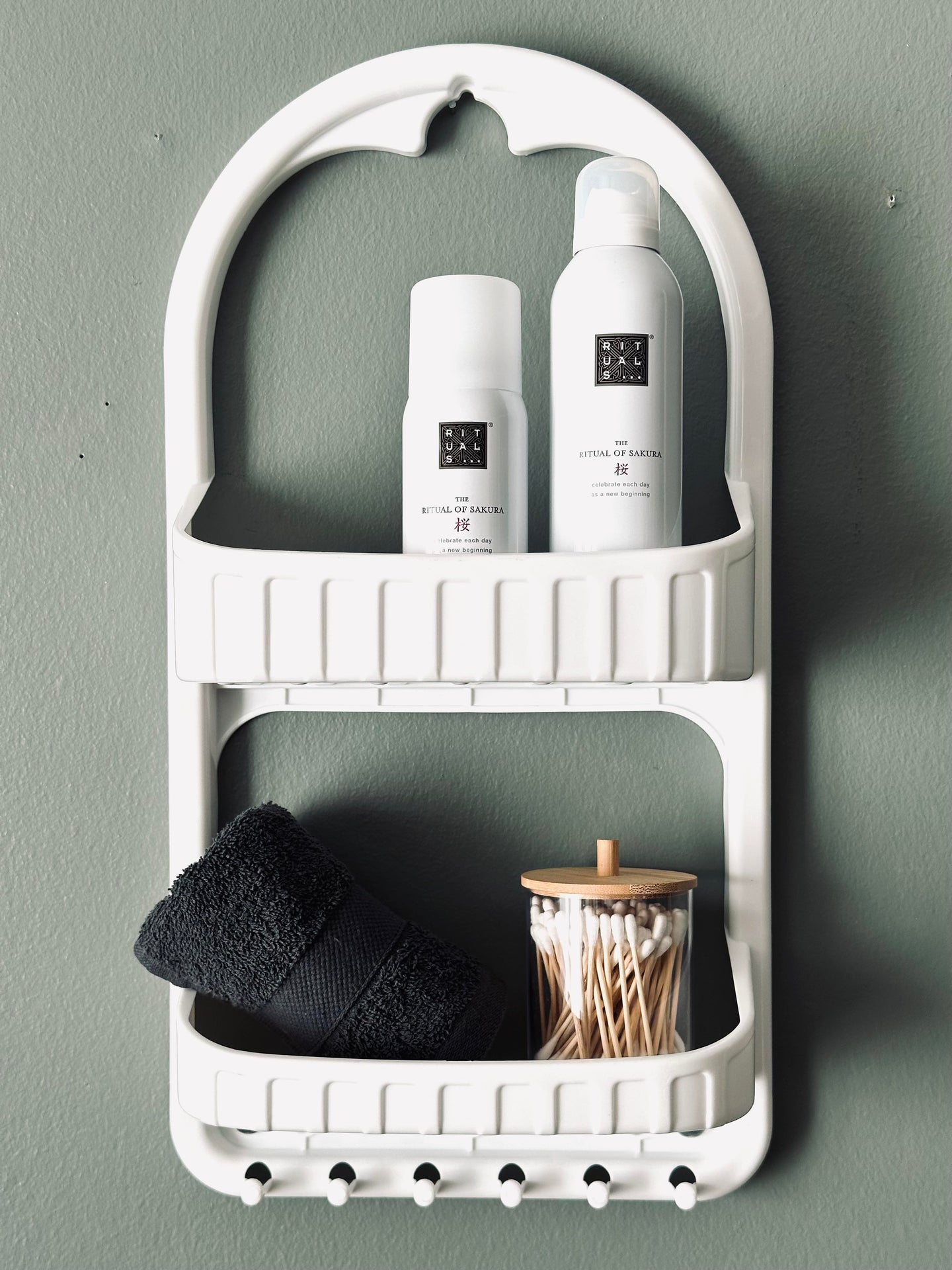 Förvaring duschkabin