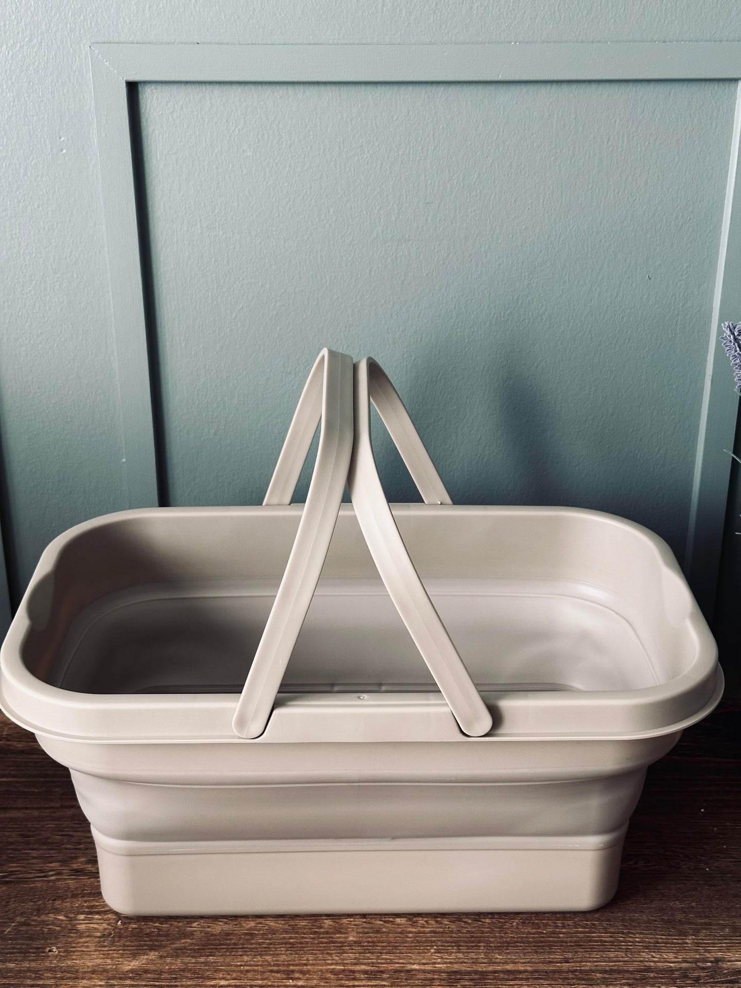 Hopfällbar Picknickkorg med lock