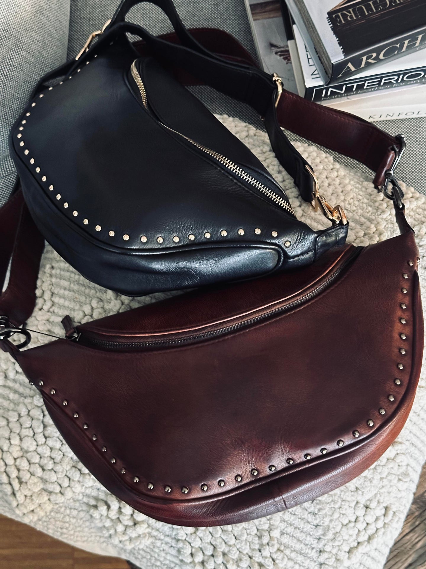 Bumbag IRIS - Dark cognac