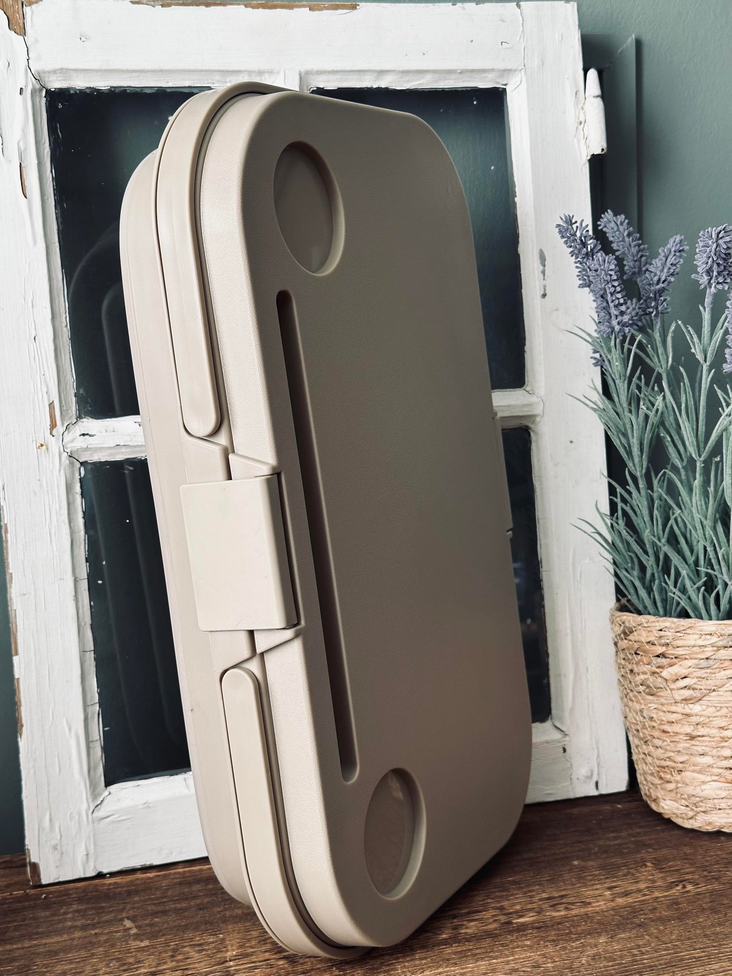 Hopfällbar Picknickkorg med lock