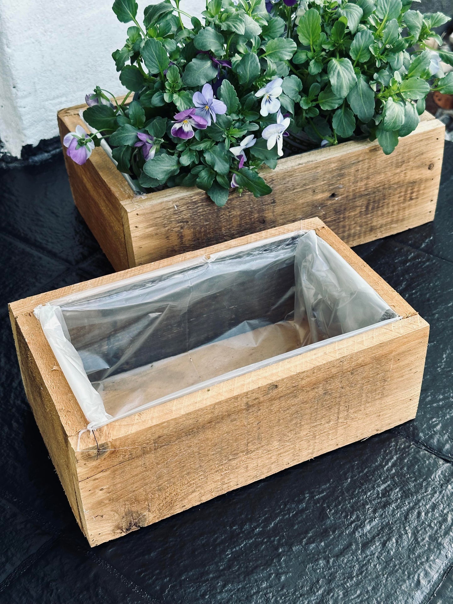 Planteringslådor - Set med 2 st
