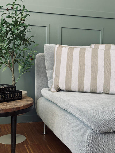 Kudde med fyllning Natur / salvia - 60x40