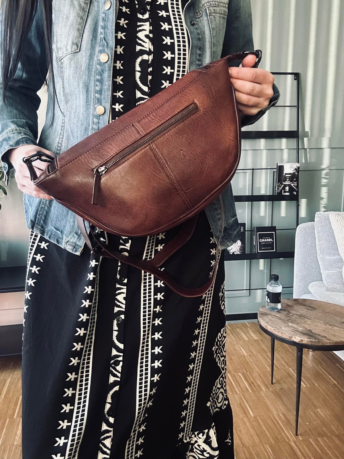 Bumbag IRIS - Dark cognac