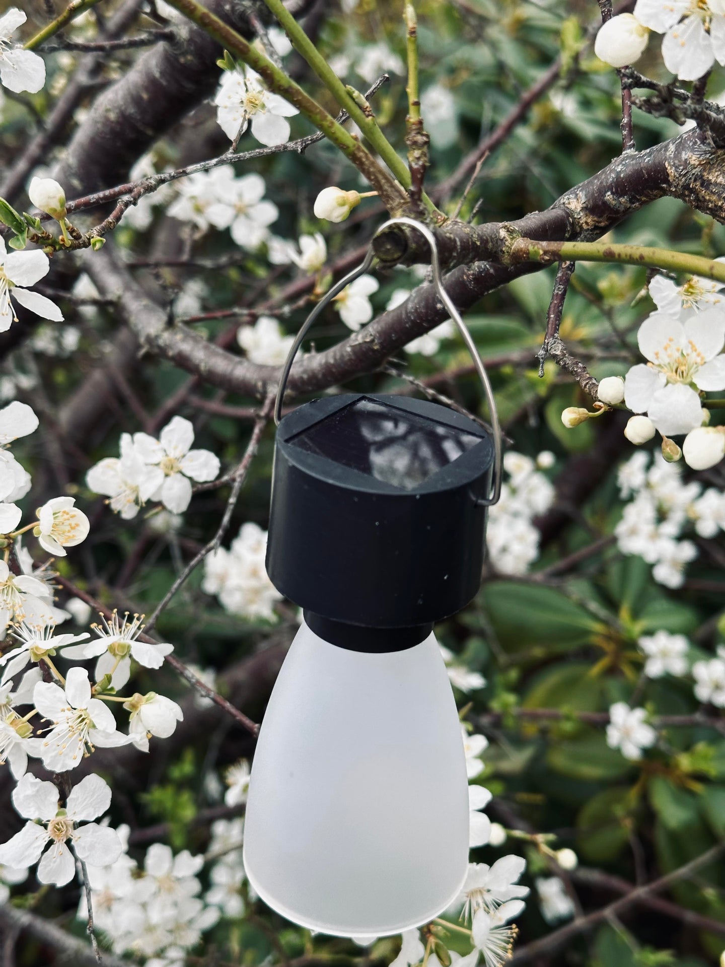 Mini-lampa med solceller