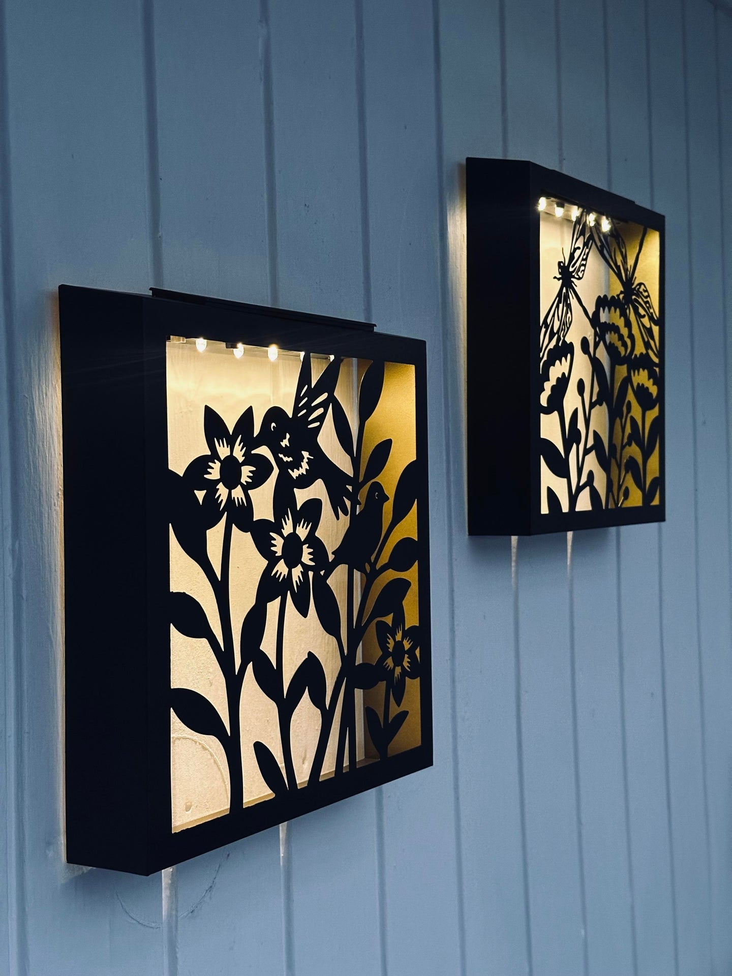 Väggdekoration m.Solar - Fyrkantig Mix