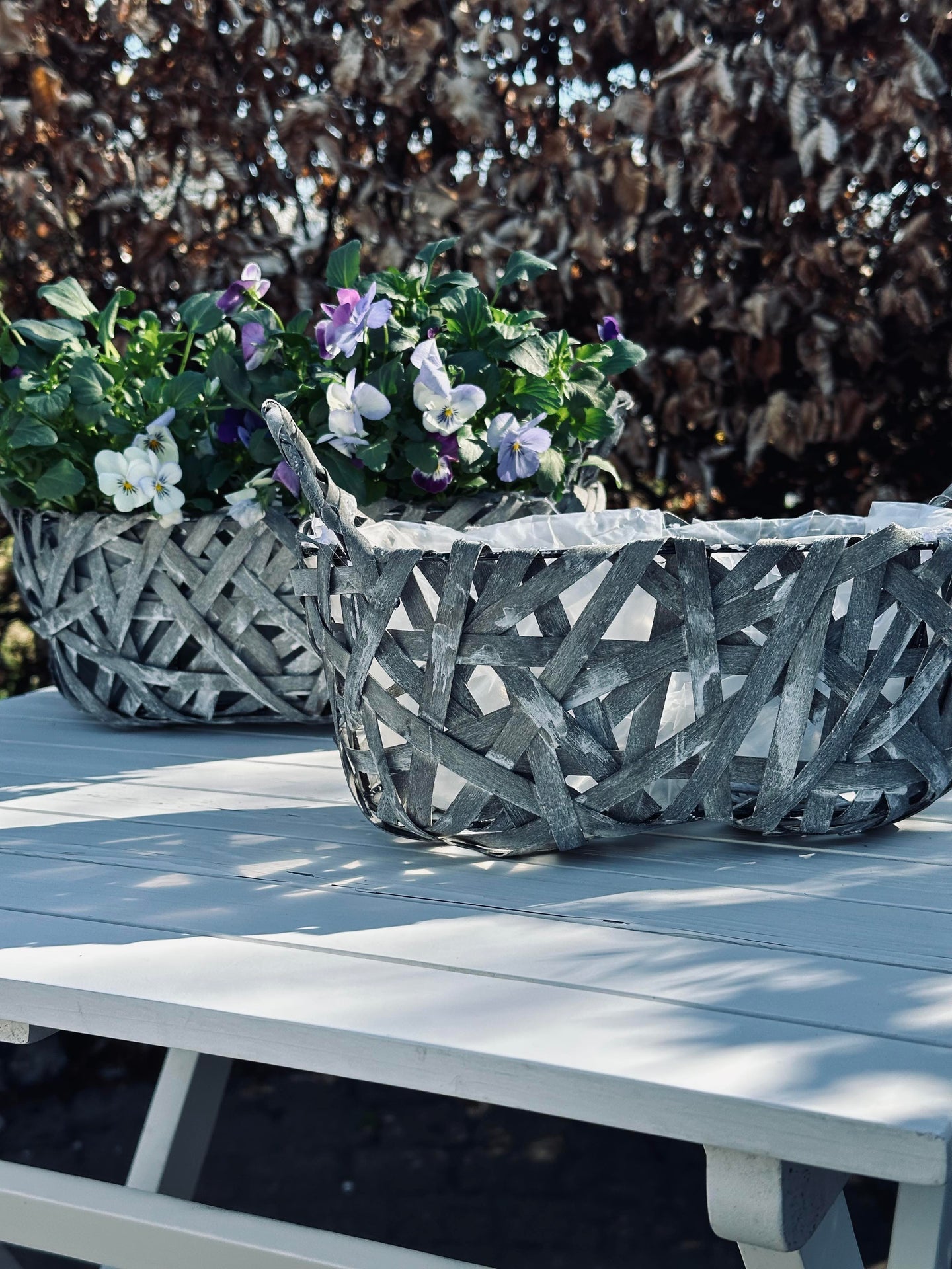 Planterkorgar - Set med 2 st