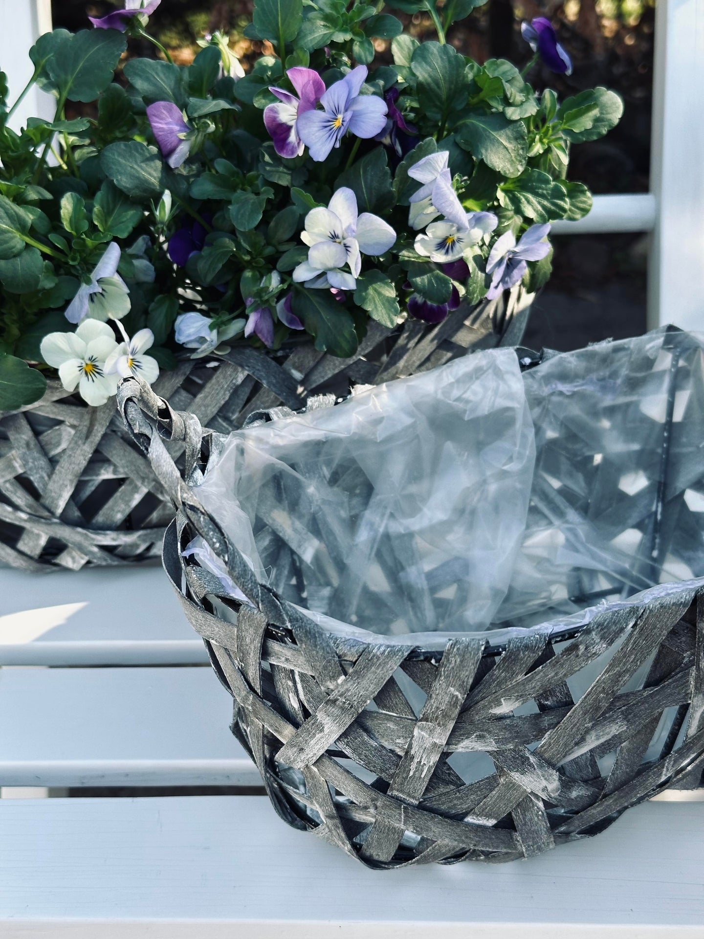 Planterkorgar - Set med 2 st