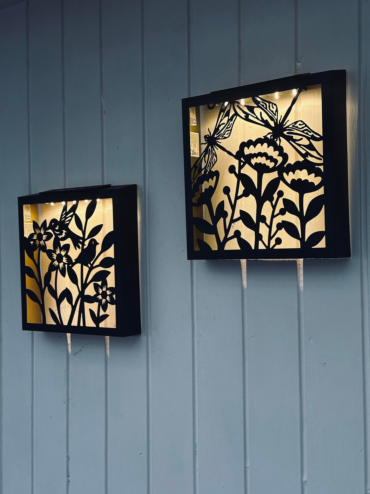 Väggdekoration m.Solar - Fyrkantig Mix