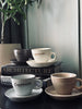Kopp m. fat Cappuccino - Set med 4 st.