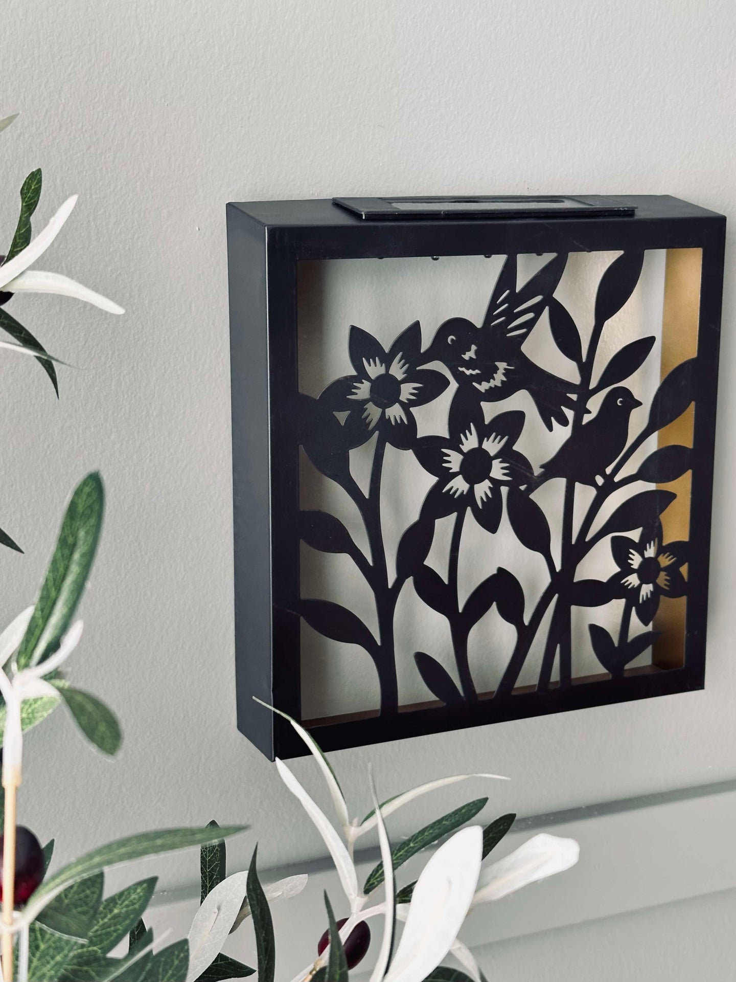 Väggdekoration m.Solar - Fyrkantig Mix