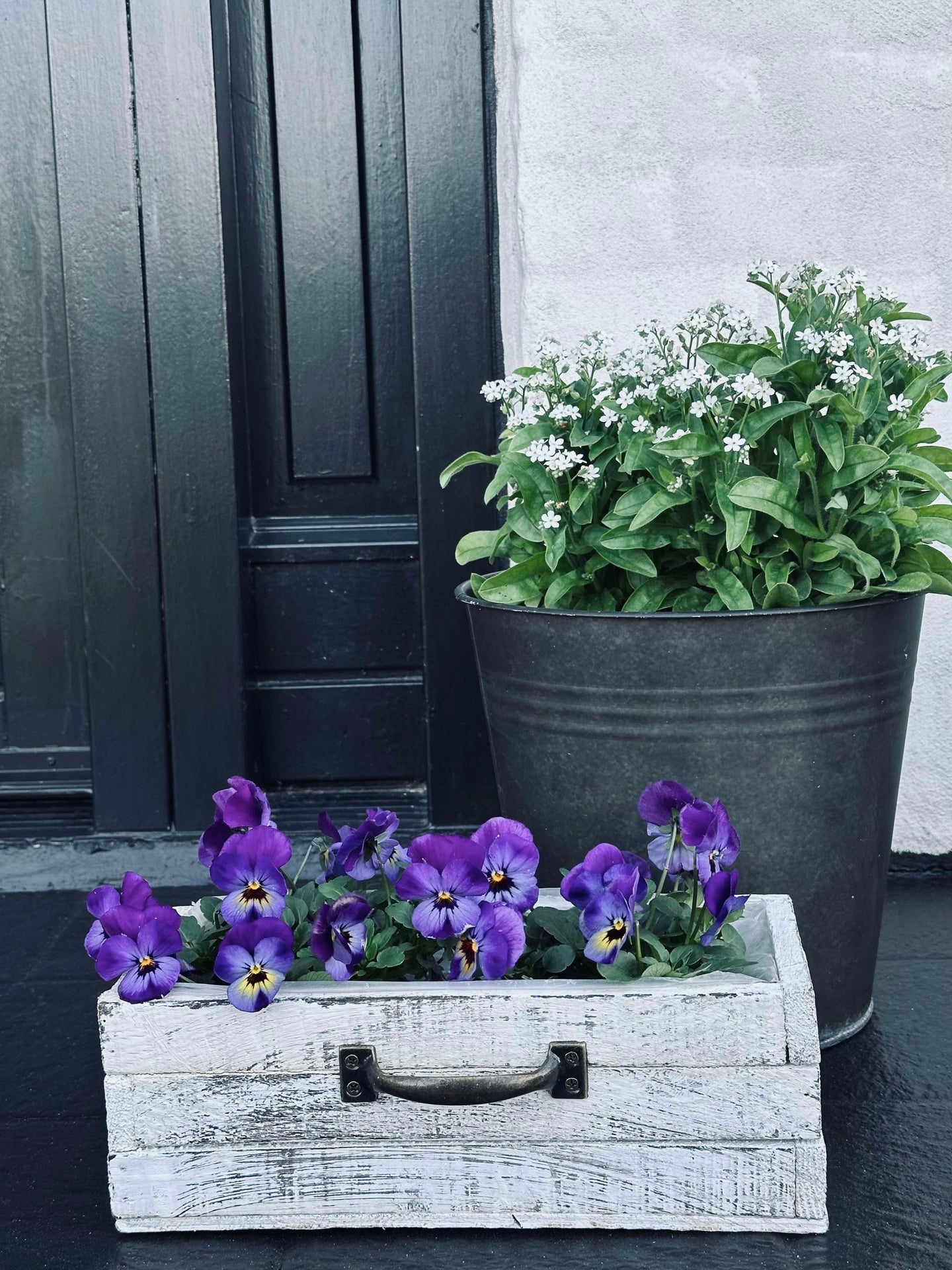 Planteringslåda - Vit