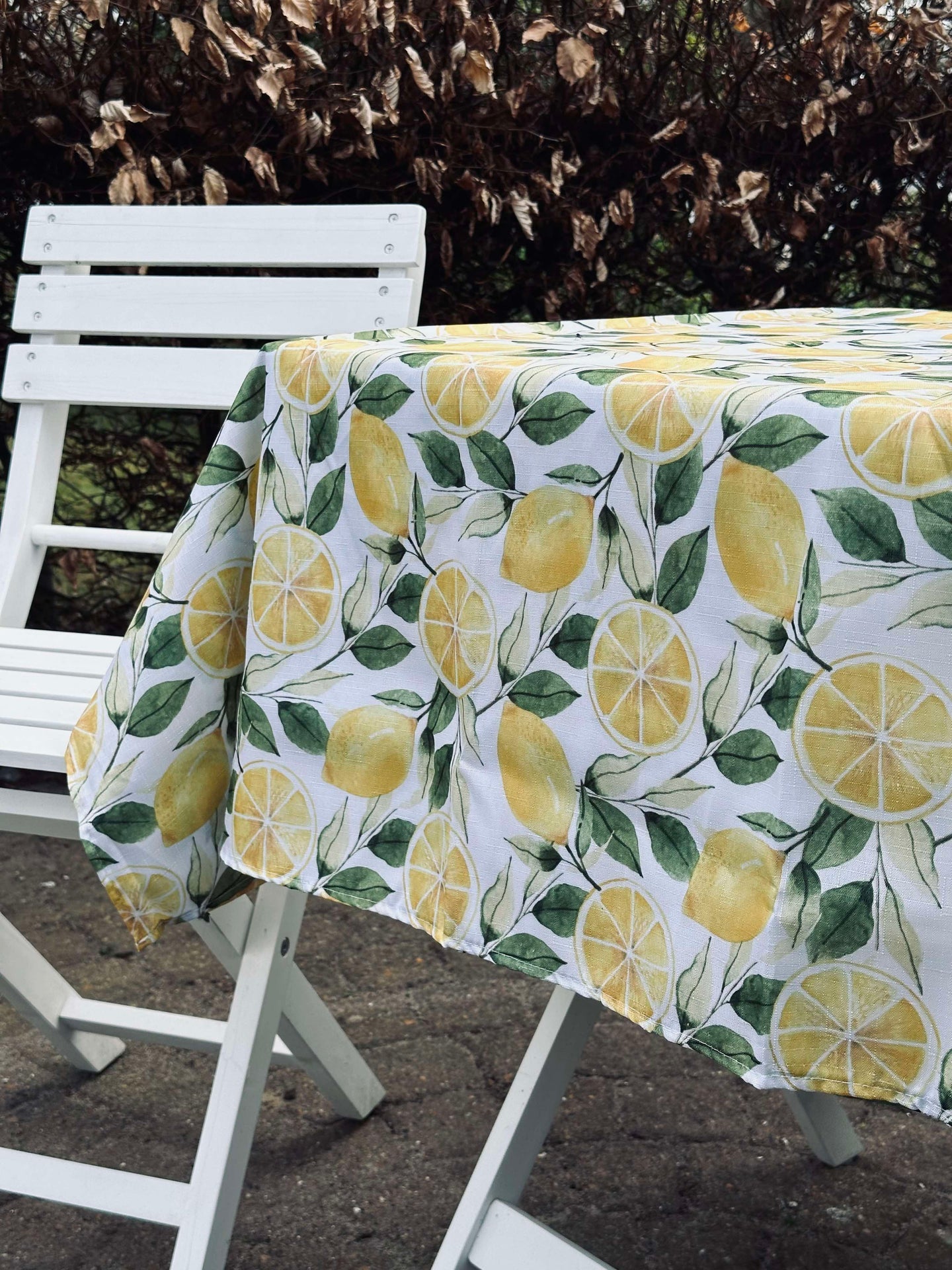 Duk - Vattenavvisande 180x130 - Gul citrus