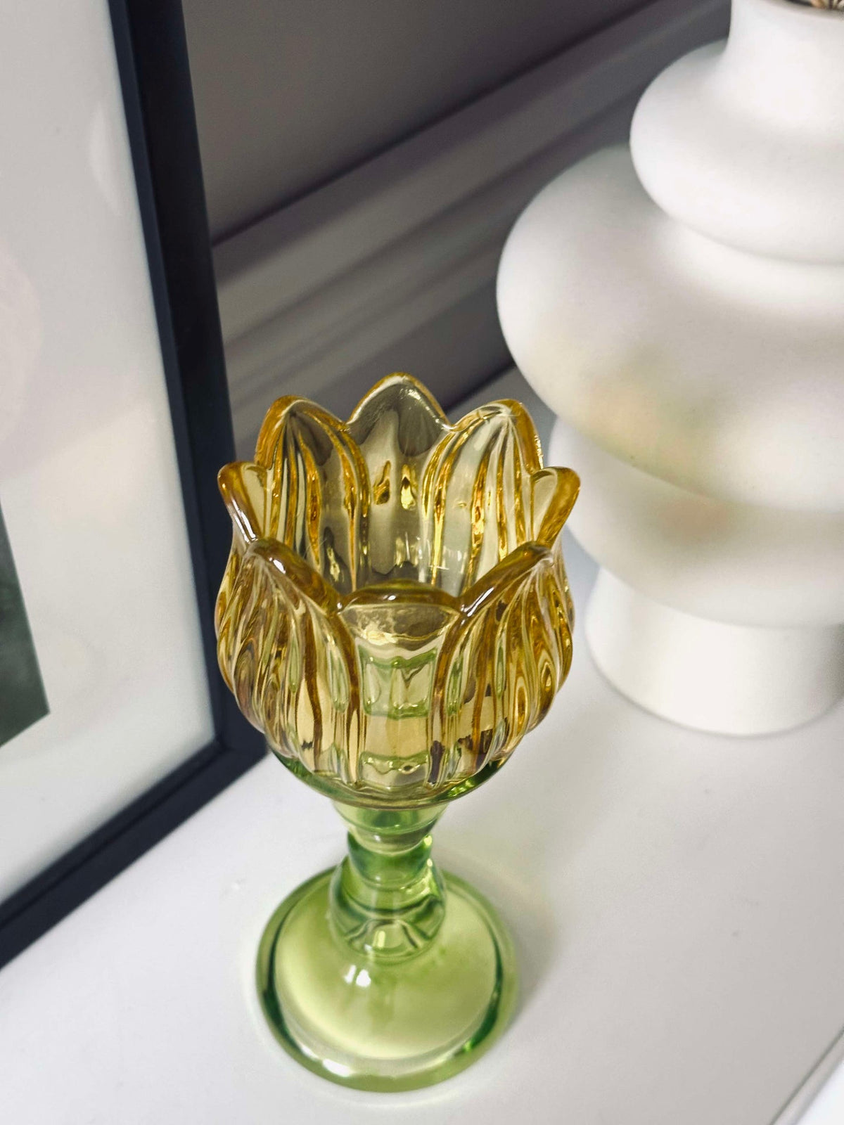 Ljusstake för värmeljus - Flower