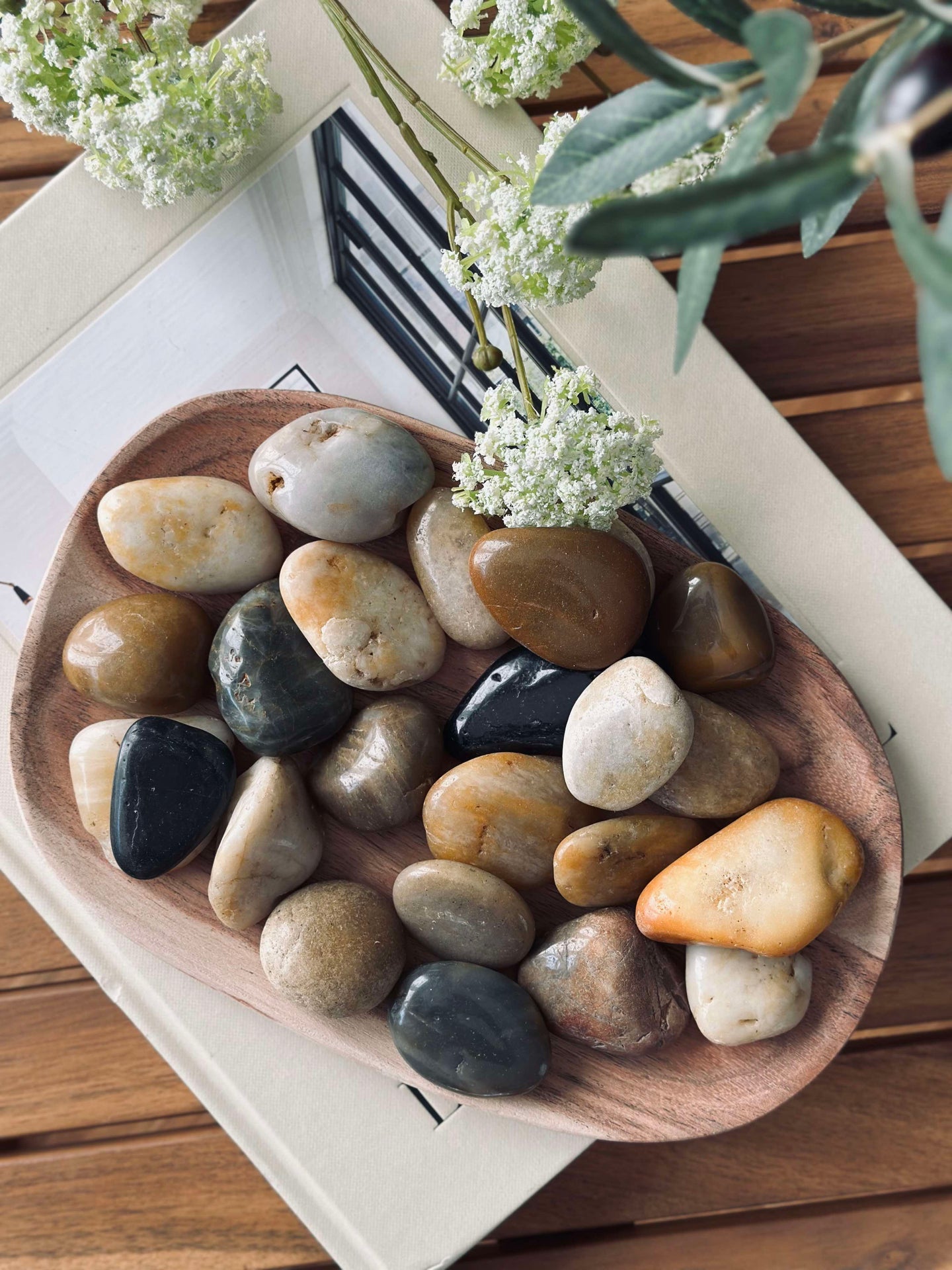 Dekorationsstenar - 850 gram Nature MIX