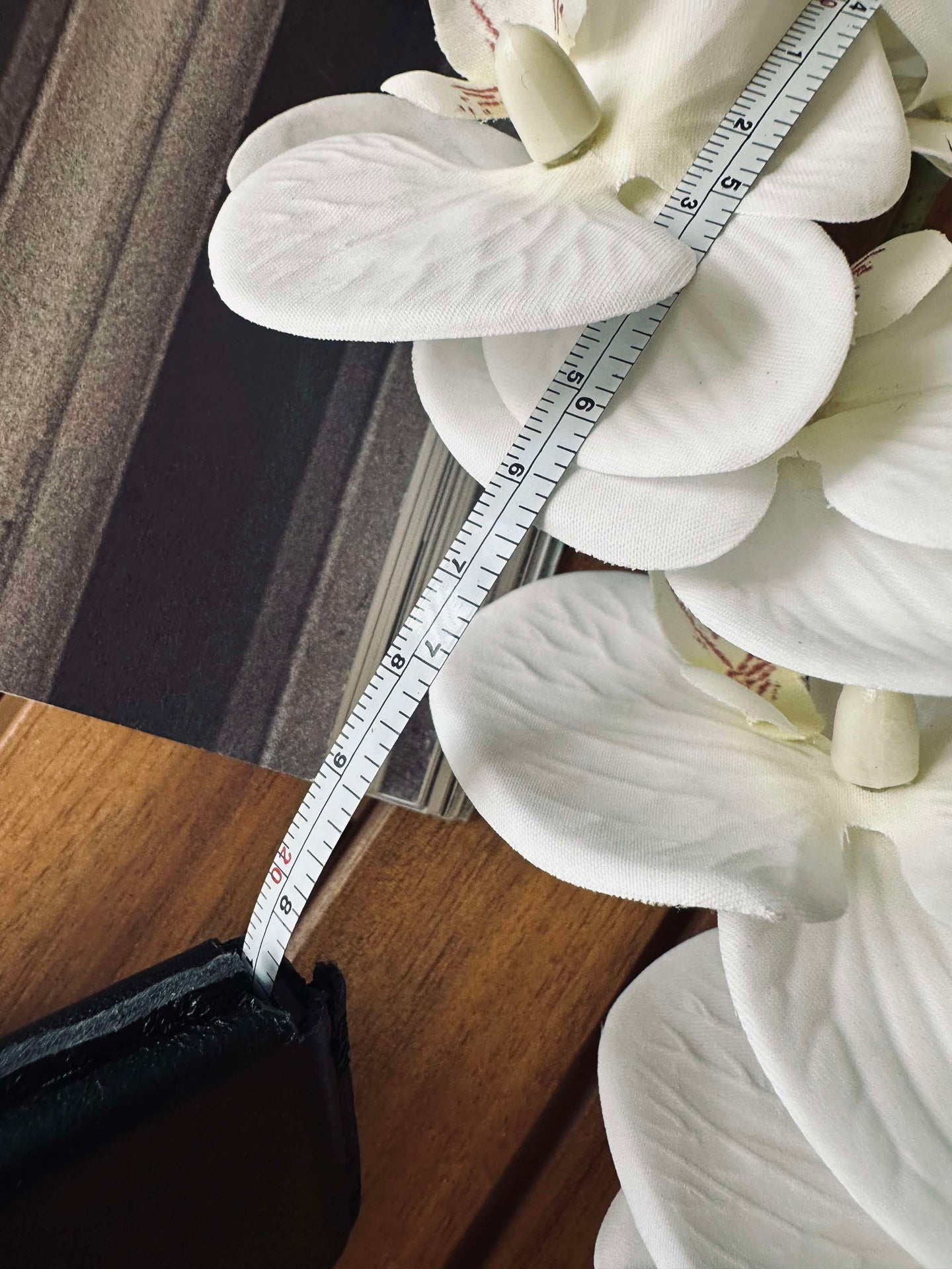 Måttband - Läder svart