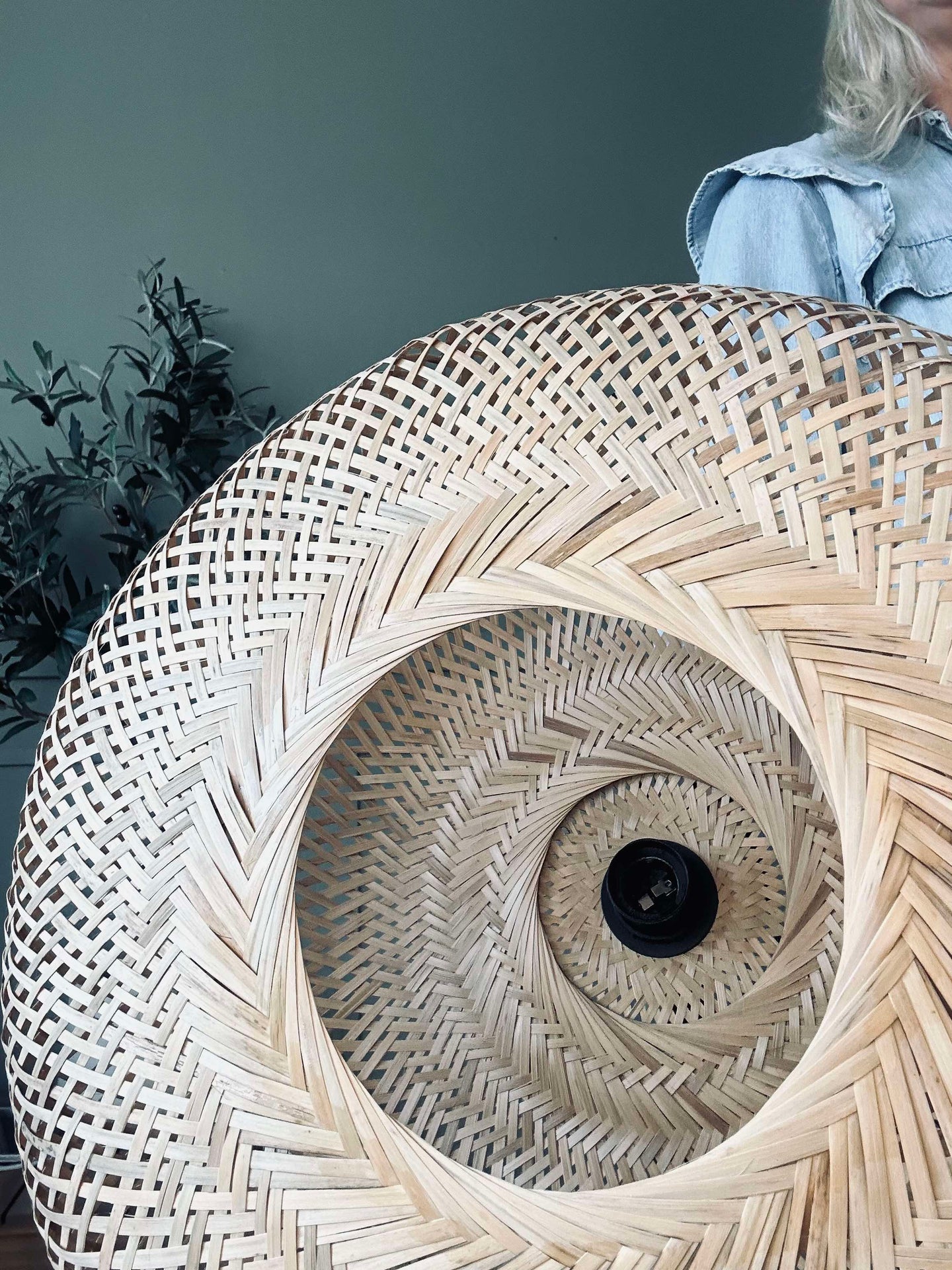 Lampa bambu - dia 38