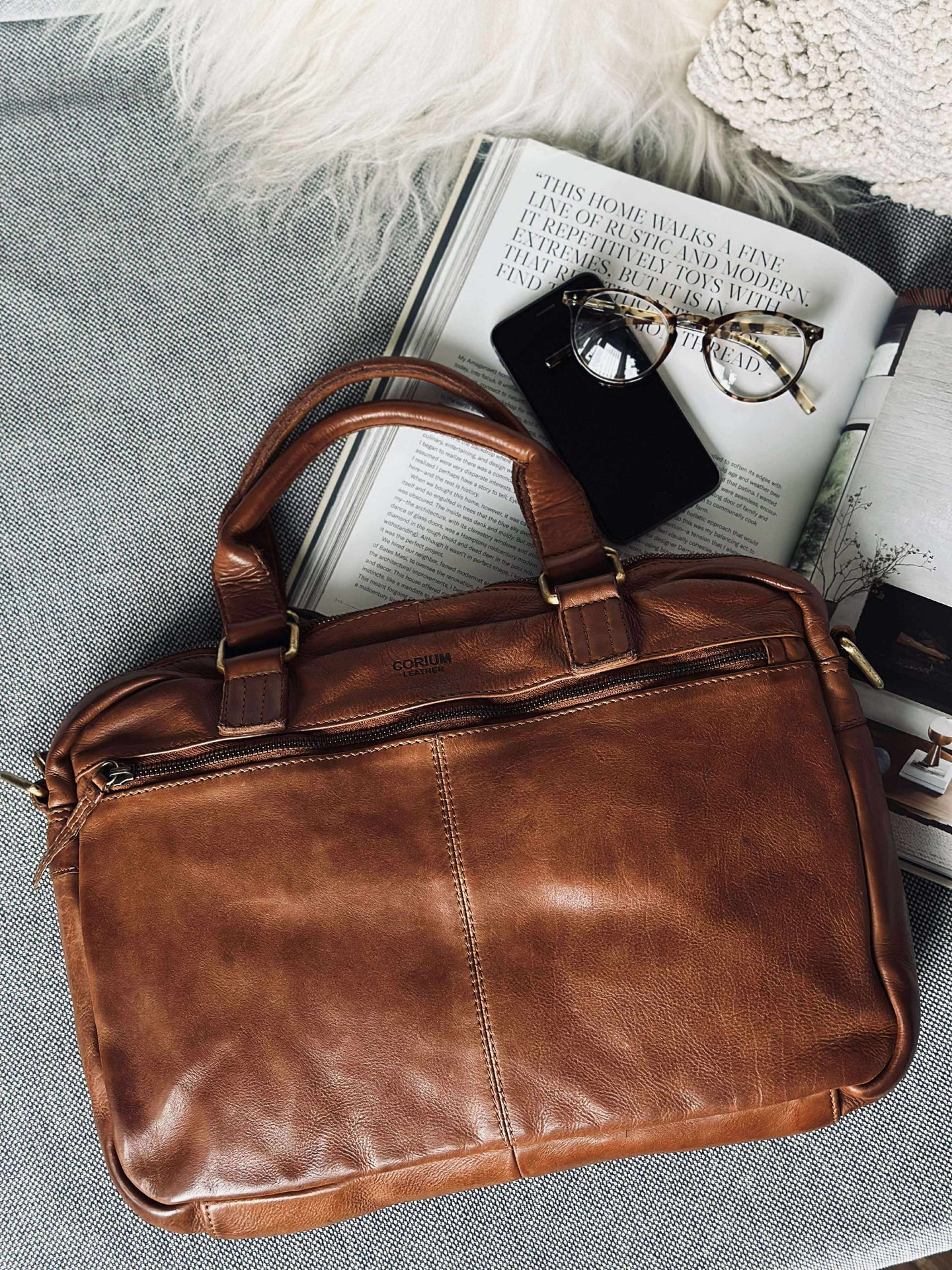 Laptop Rå Boheme - Ny Cognac