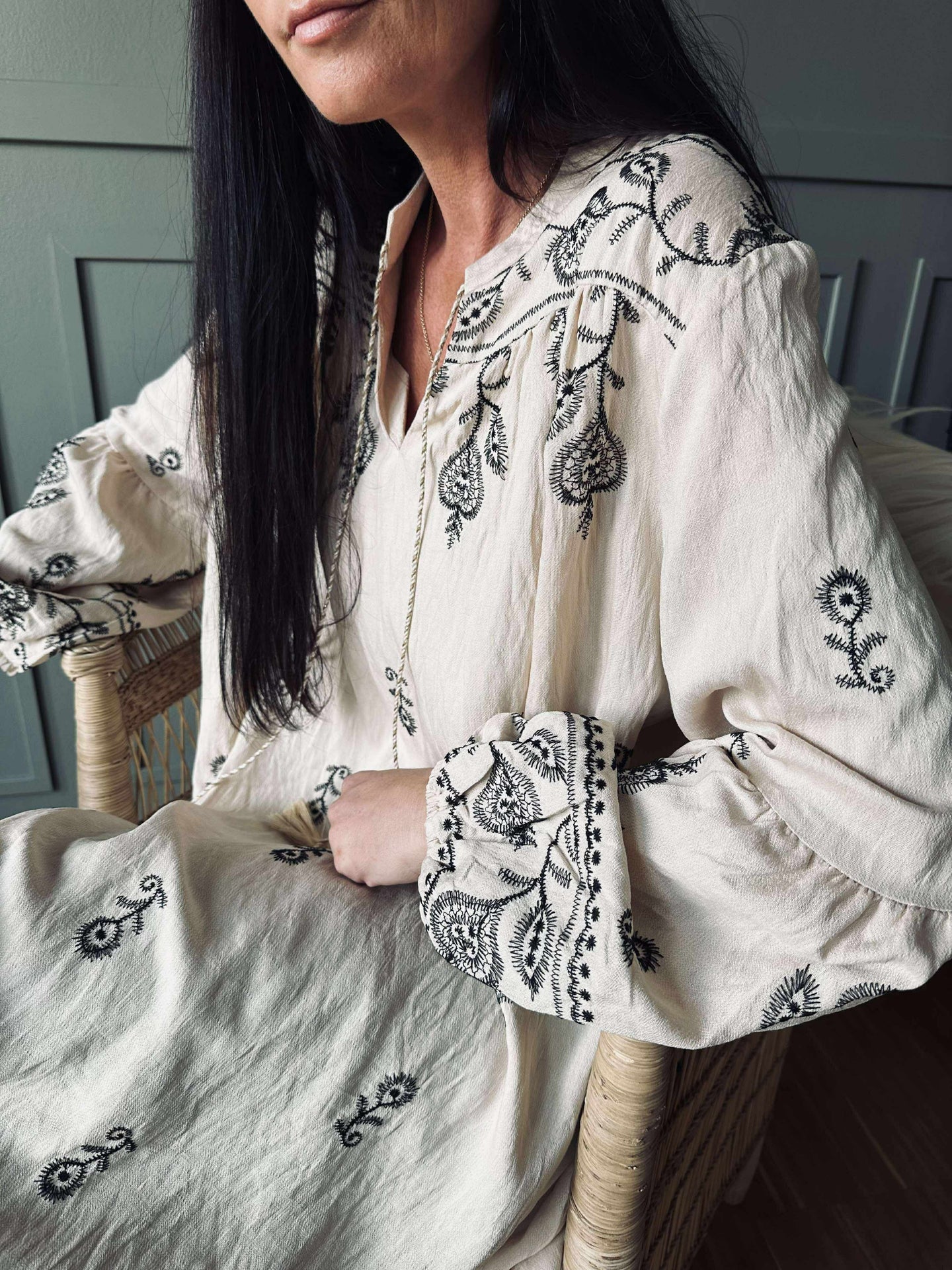 Klänning Embroidery boheme