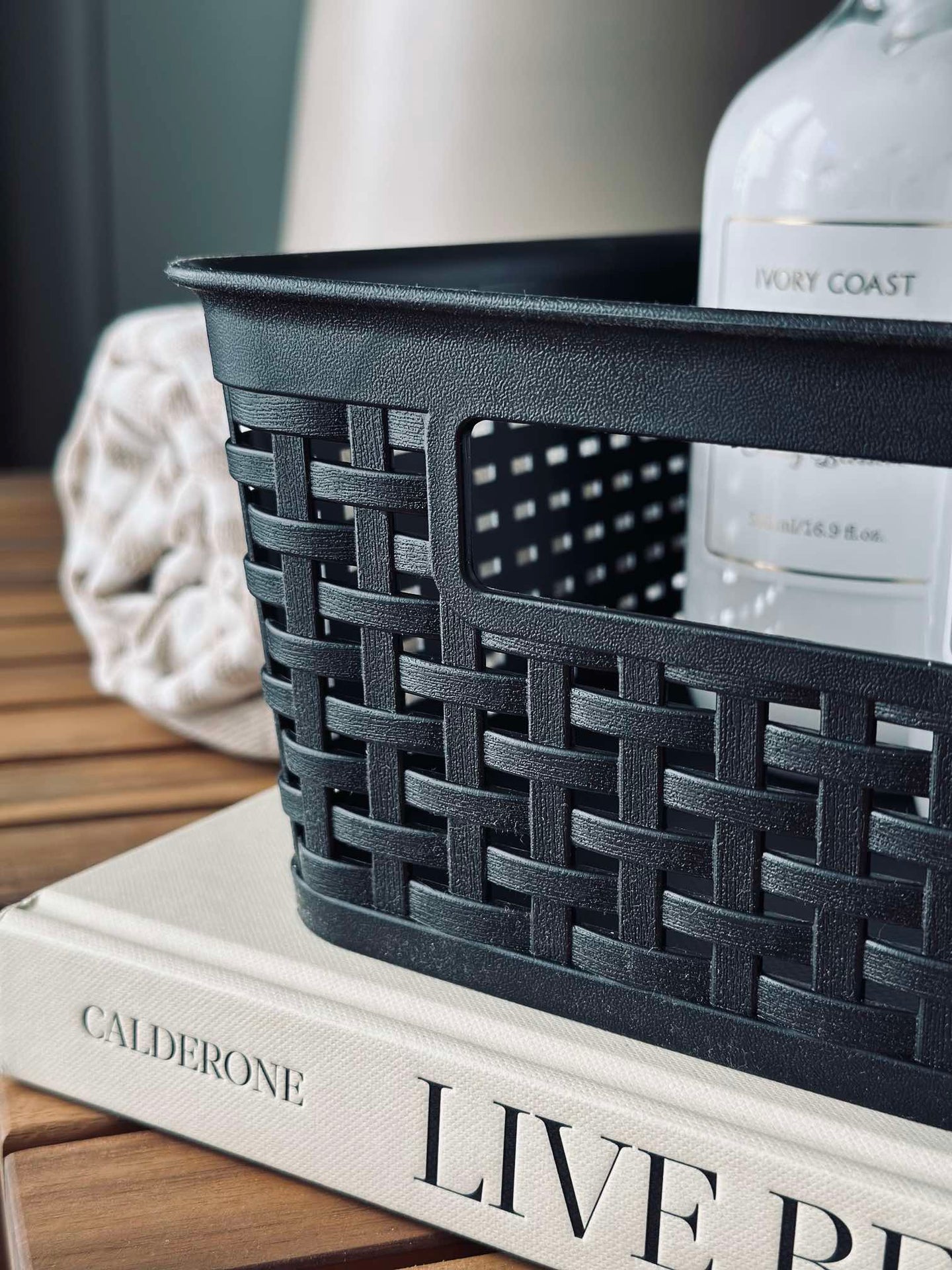 Förvaringslåda Mille black - Medium