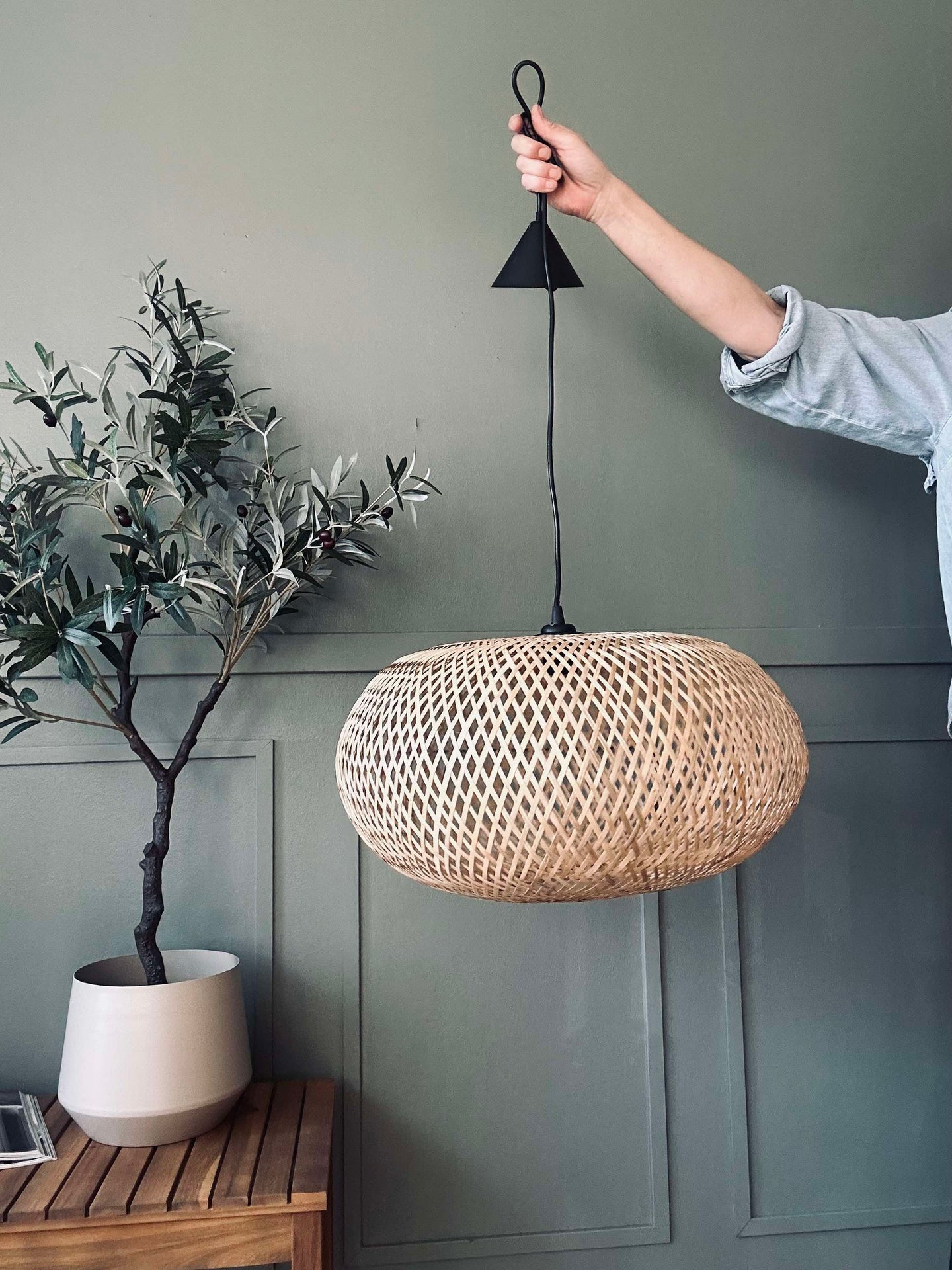 Lampa bambu - dia 38